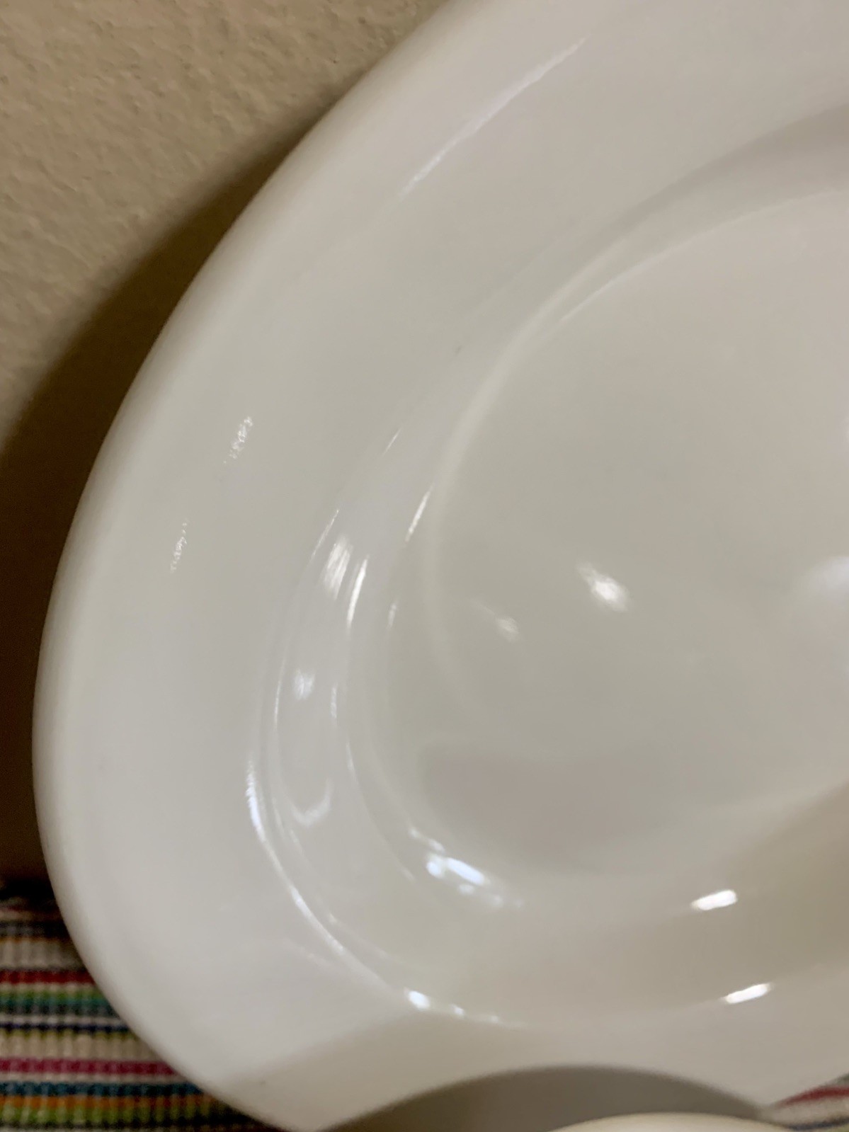 Vintage Corelle Sandstone Beige 9″ rimmed lunch luncheon salad plates 2 PIECES