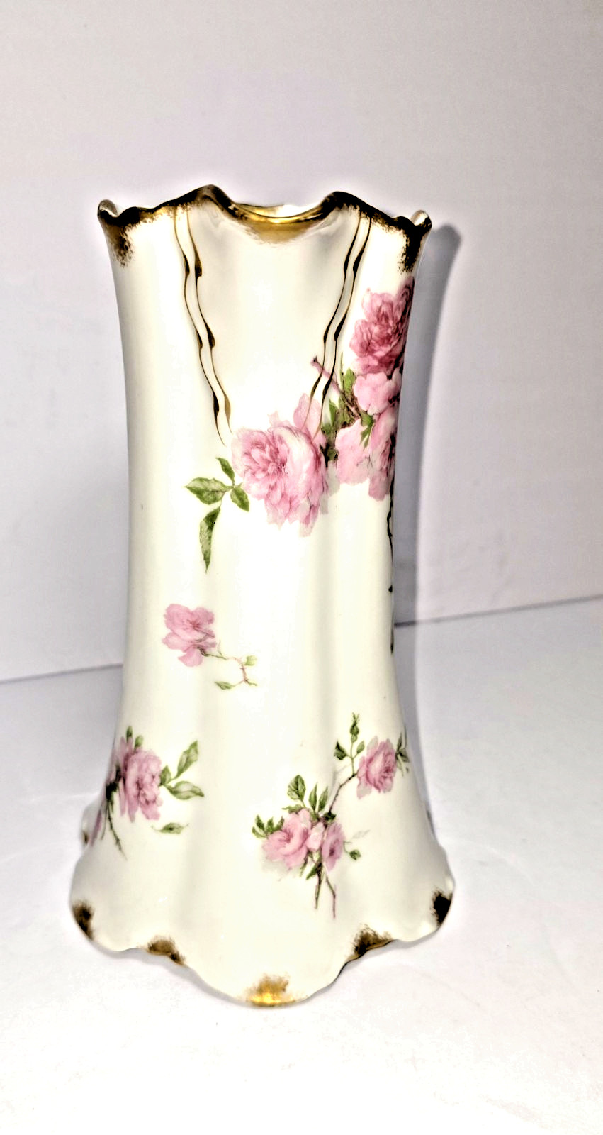 Limoges Haviland – Baltimore Rose – 9 in. Pink Schleiger 1151 Pitcher / Tankard