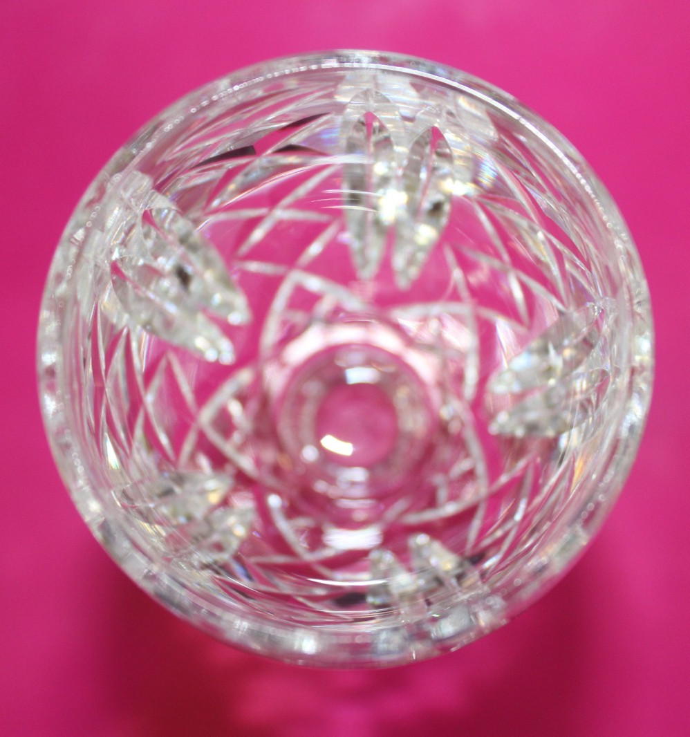 Vintage Waterford Crystal GLENGARRIFF White Wine Glasses Goblet 5.75″ Ireland