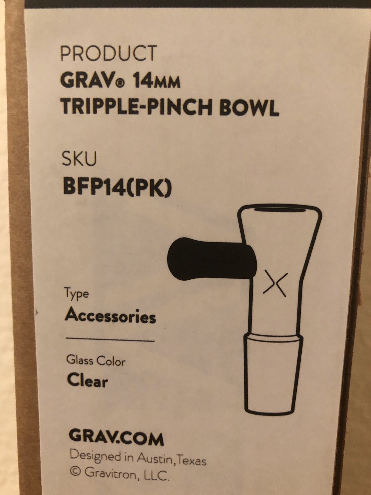 GRAV 14mm Triple Pinch Bowl