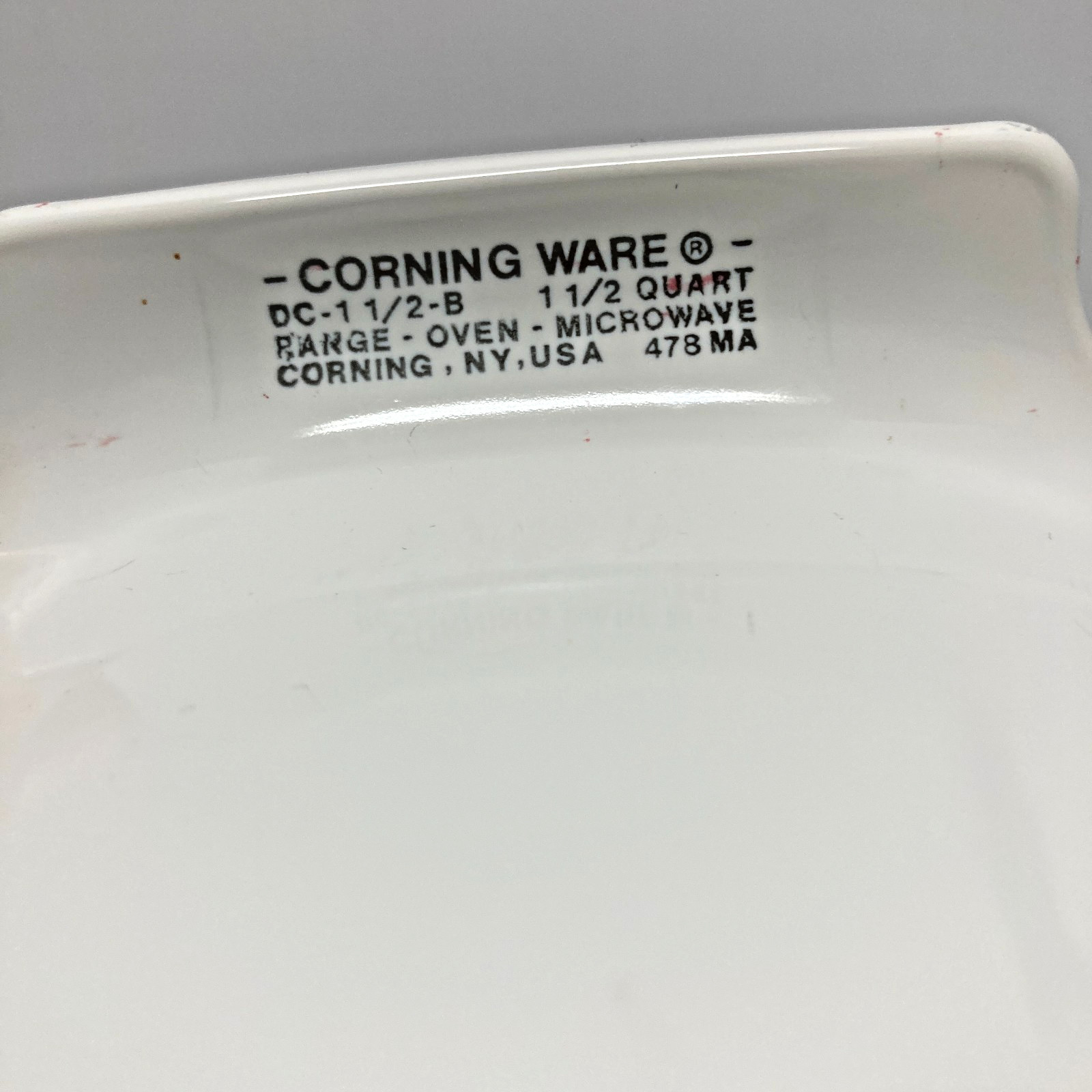 Corning Ware Meadow DC-1 1/2-B W/ Lid Oval Spring Time Flowers 12 x 9″ Vintage