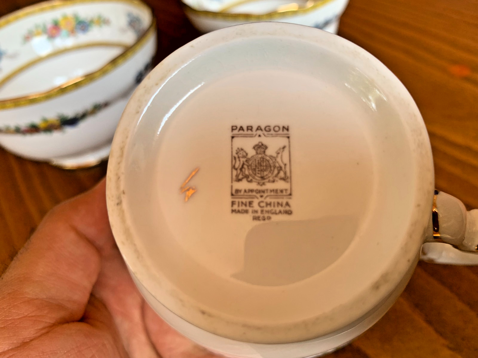 Art Deco PARAGON Fine China ONTARIO 5524 Set Milk Jug Two Sugar Nut Bowls c.1930