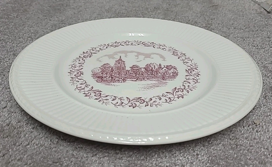 Wedgwood Scenes of Old New York Plate Church of the Transformation 10.5″ Altman