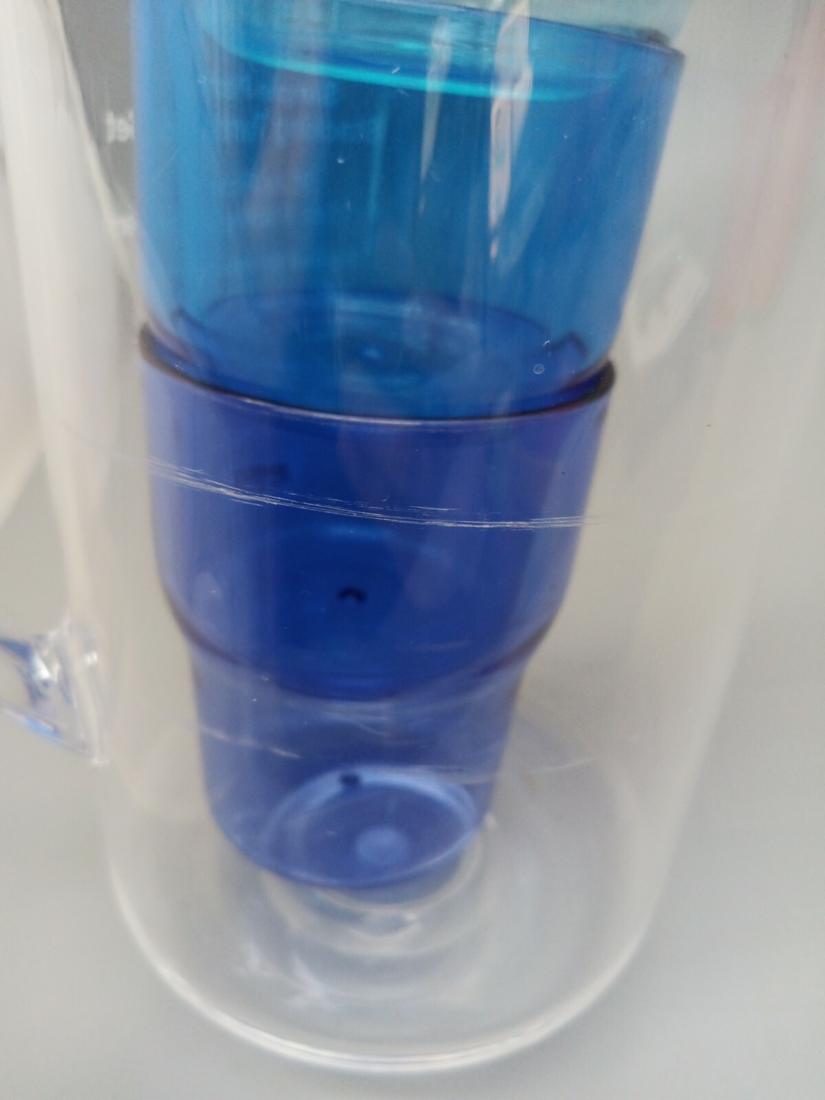 Tarhong Simple Stacked Nested Pitcher 6 piece Set with Stacking 15oz Tumblers