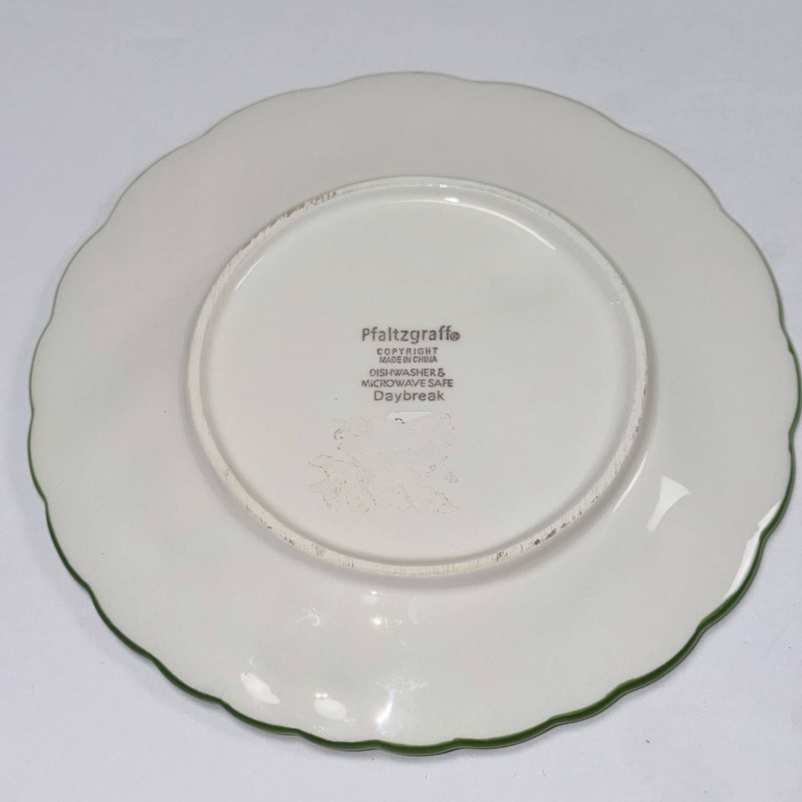 Pfaltzgraff Daybreak Turkey Buffet Plate 8” Embossed Thanksgiving Floral
