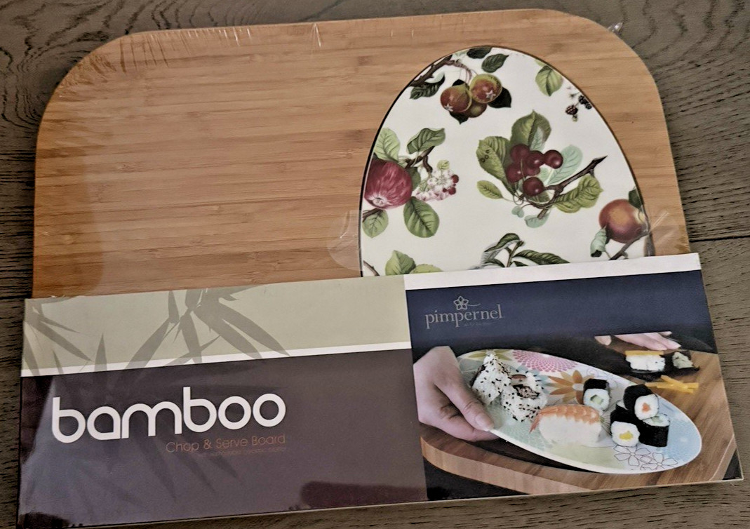 Portmeirion Pomona BAMBOO CHOP & SERVE NIB