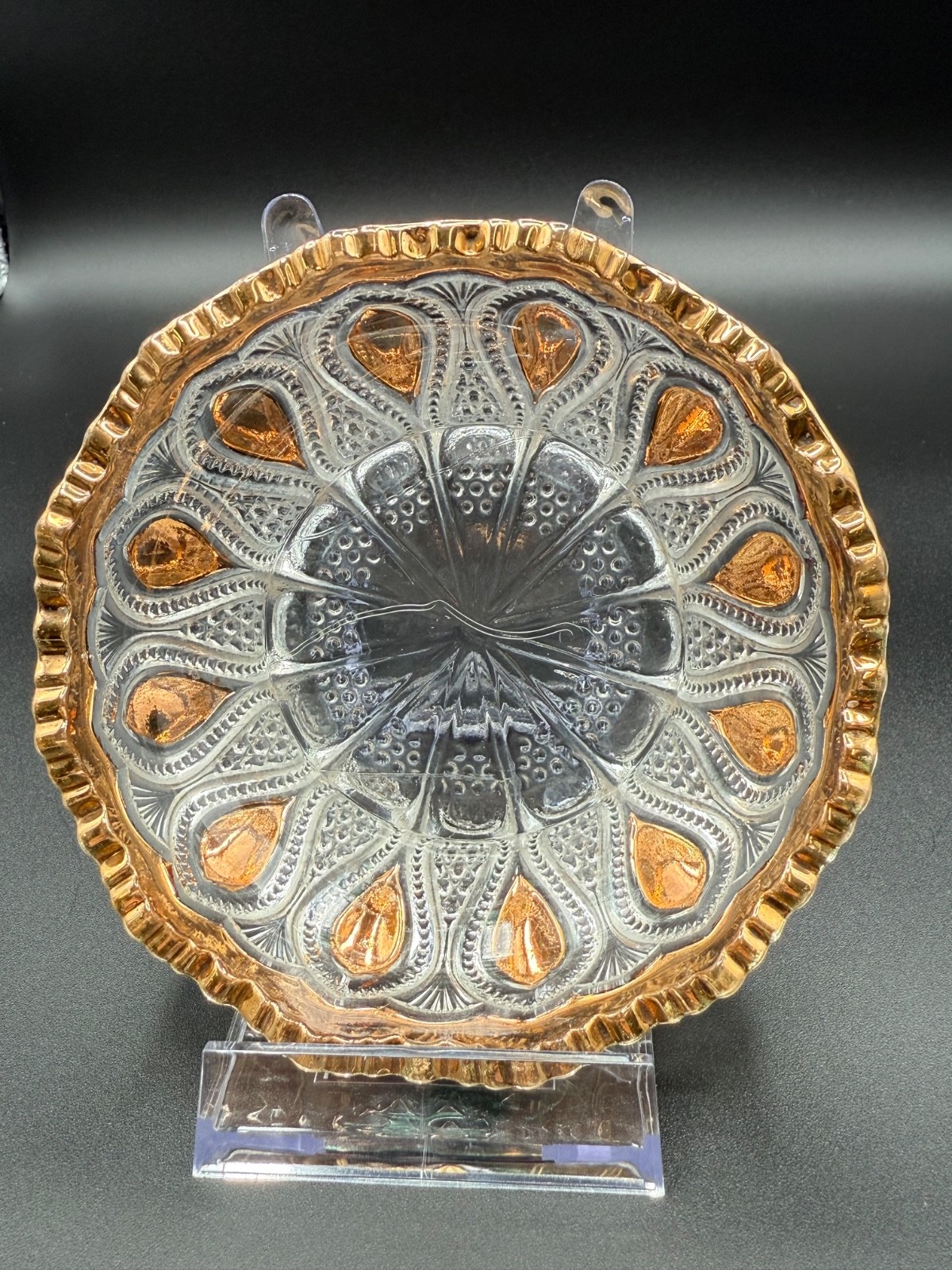 6 Antique EAPG U.S. Glass New Jersey Berry Bowl Pieces 1900-1908 4 1/2”