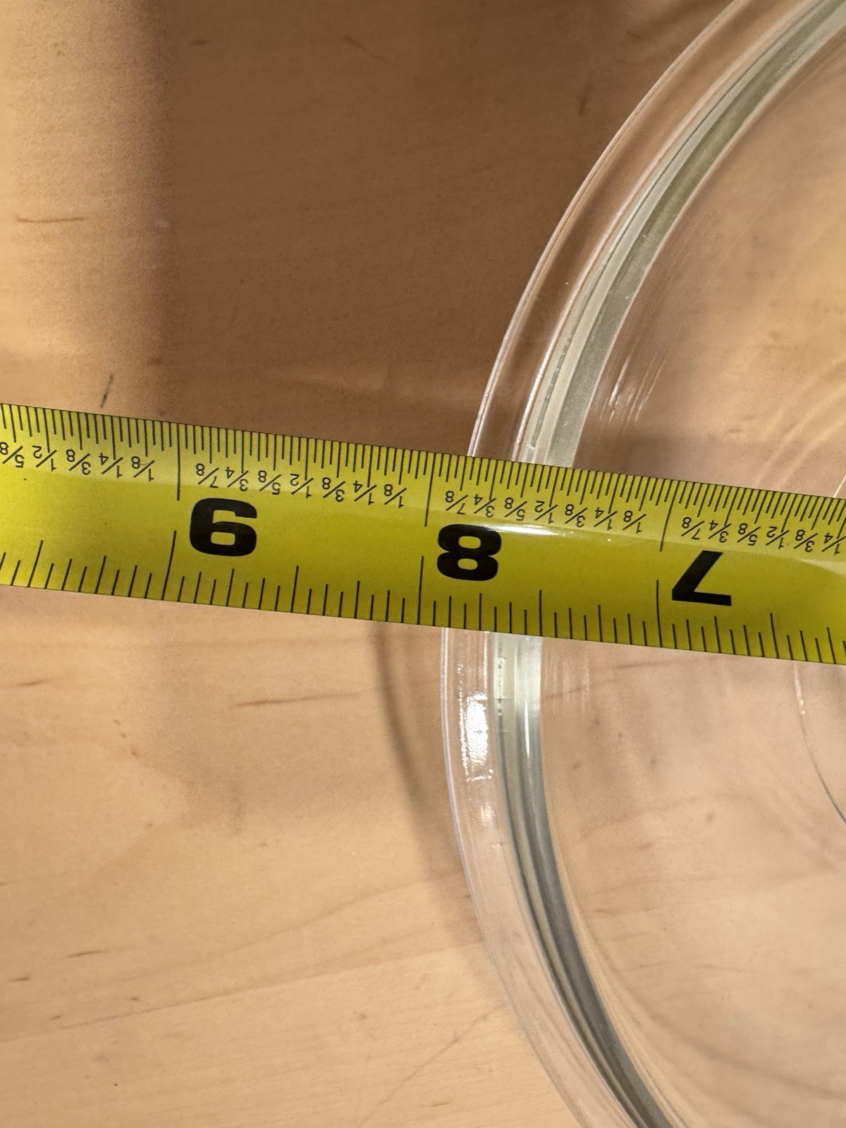 Vintage Pyrex Replacement Glass Lid 623C Round 8″ Lid Only Clear Casserole Cover