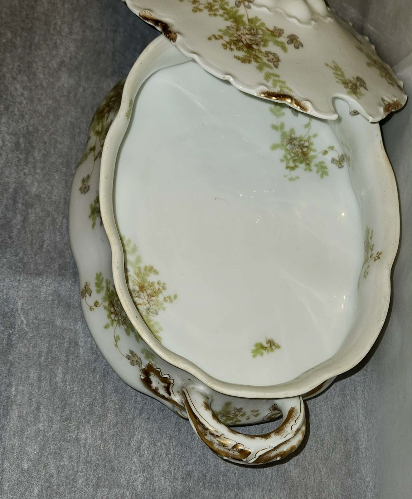 Haviland Limoges Montebello Covered Vegetable Dish France, 1890s Vintage Collect