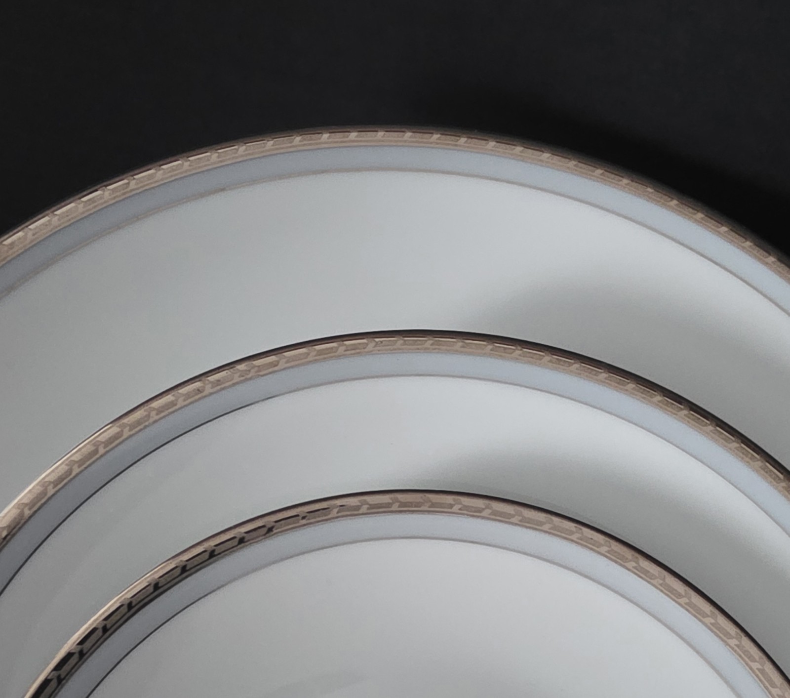 Rosenthal Bettina (3289) Dinnerware Pieces (You Pick) White/Blue & Platinum Band