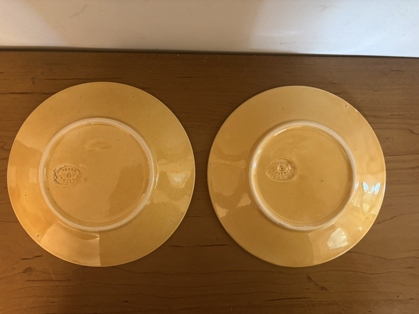 Vintage Terre e Provence France Salad Dessert 7 7/8” Plates Set Of 2