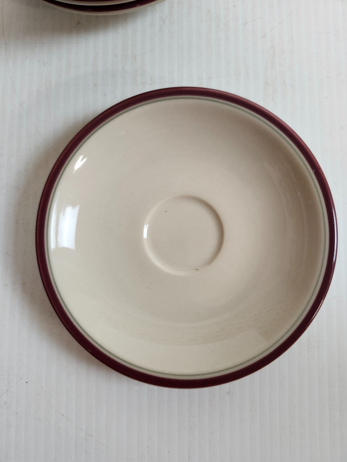 Set of 8 International Stoneware Saucers 6 1/8 in by Jepcor