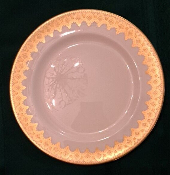 Replacement Plates Royal Doulton Dinner Encrusted Porcelain 10.5 England 6 Pc