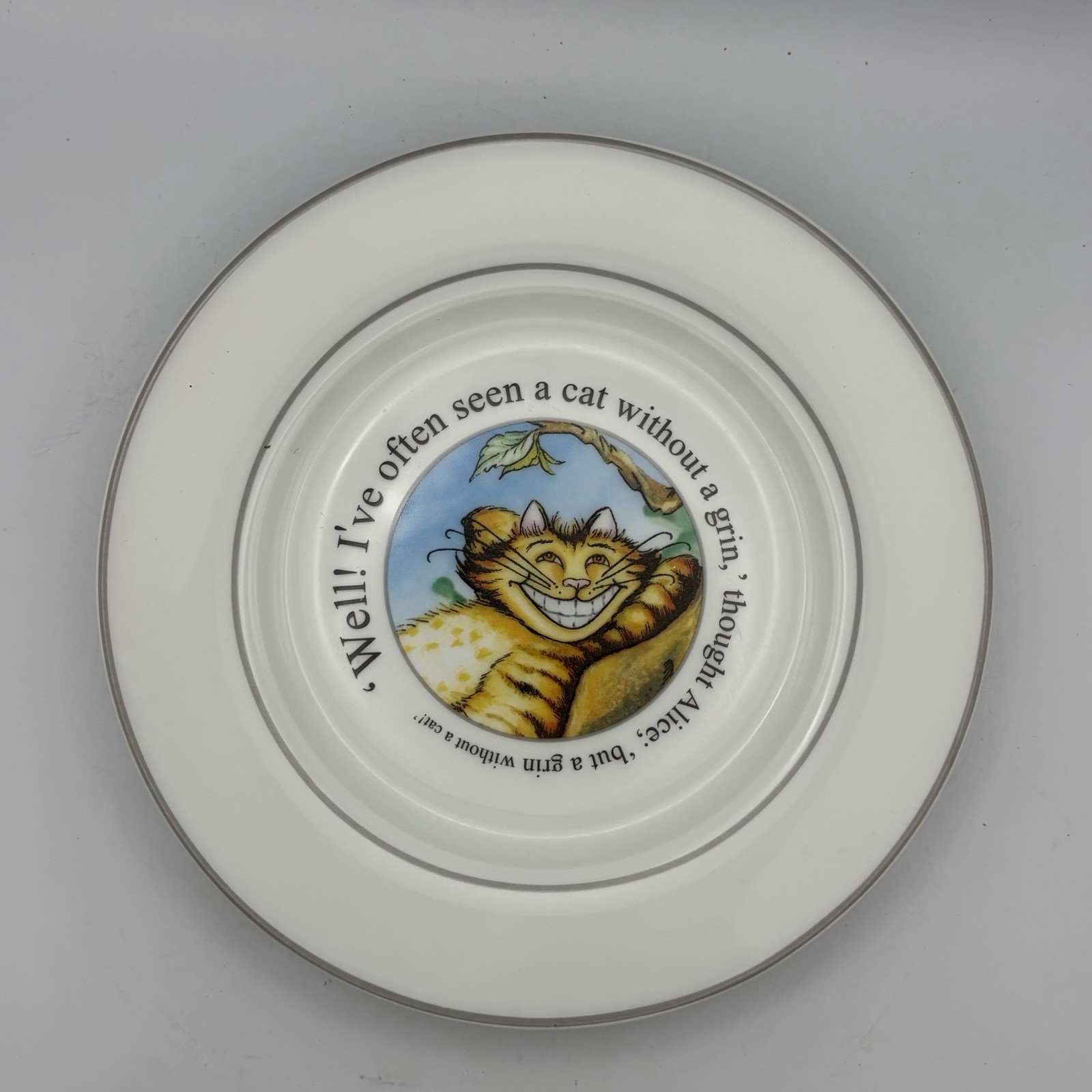 Paul Cardew Alice in Wonderland Cafe 2 Dinner 4 Salad Plate 2 Wide Rim Bowl 2010