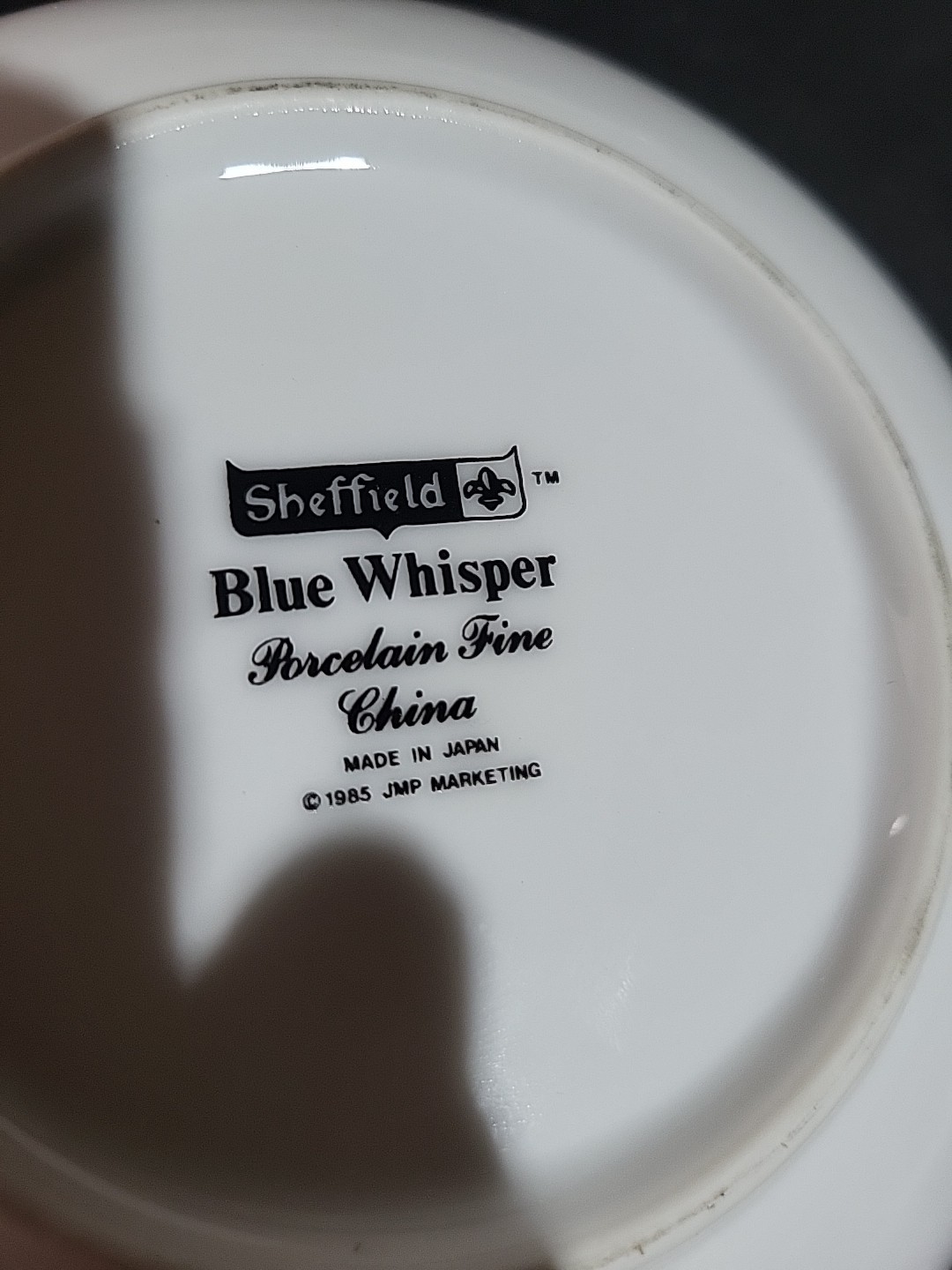 Sheffield Blue Whisper Porcelain China 5 1/2″ Cereal Berry Bowls Japan