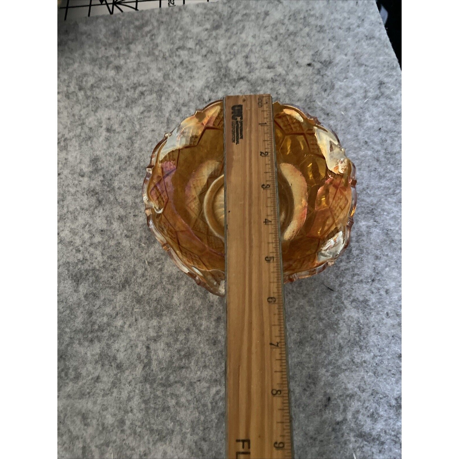 Imperial Marigold Carnival Glass Bowl