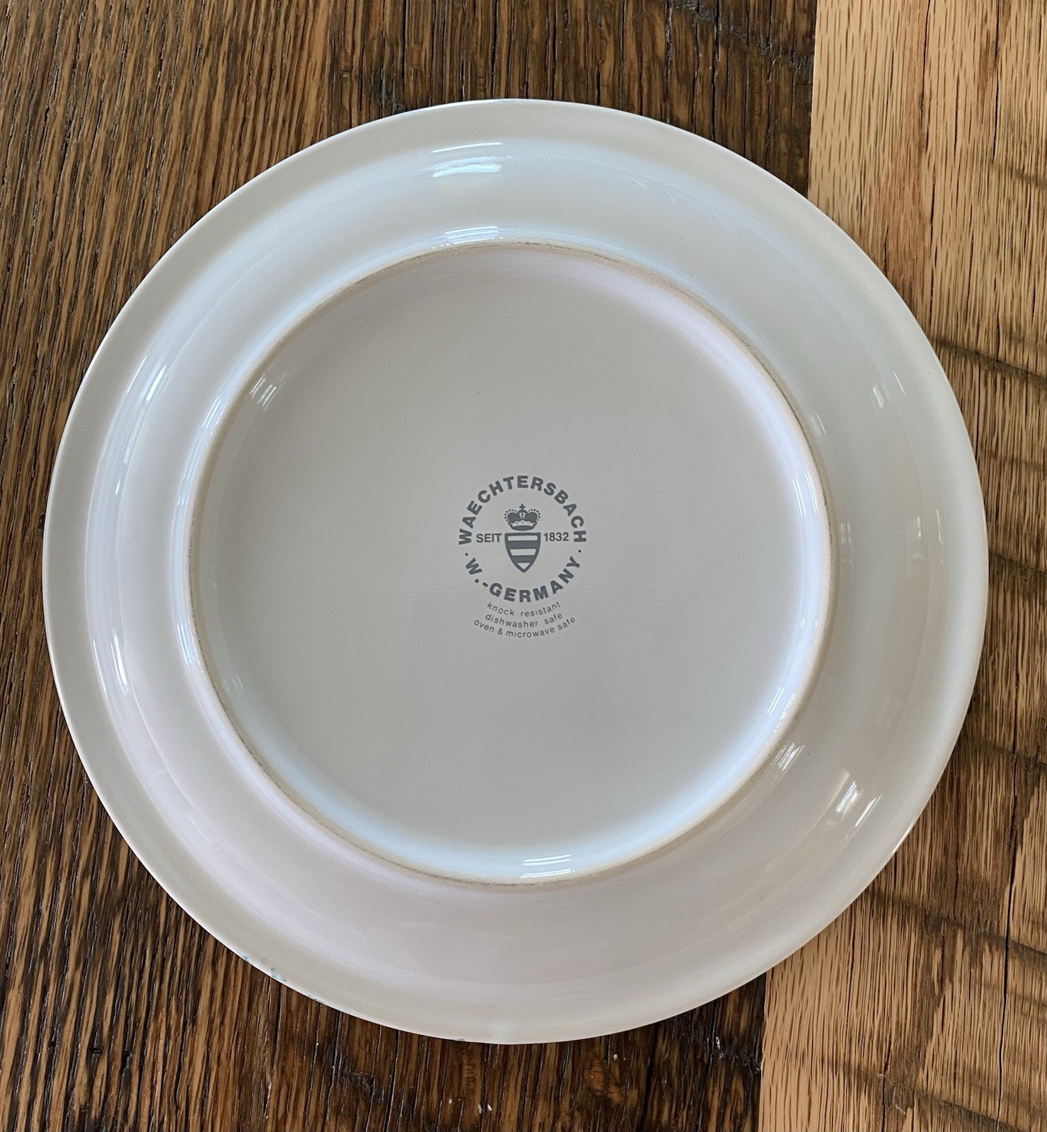 Waechtersbach W. Germany 2 Marble Collection Aqua On White~Salad Plates