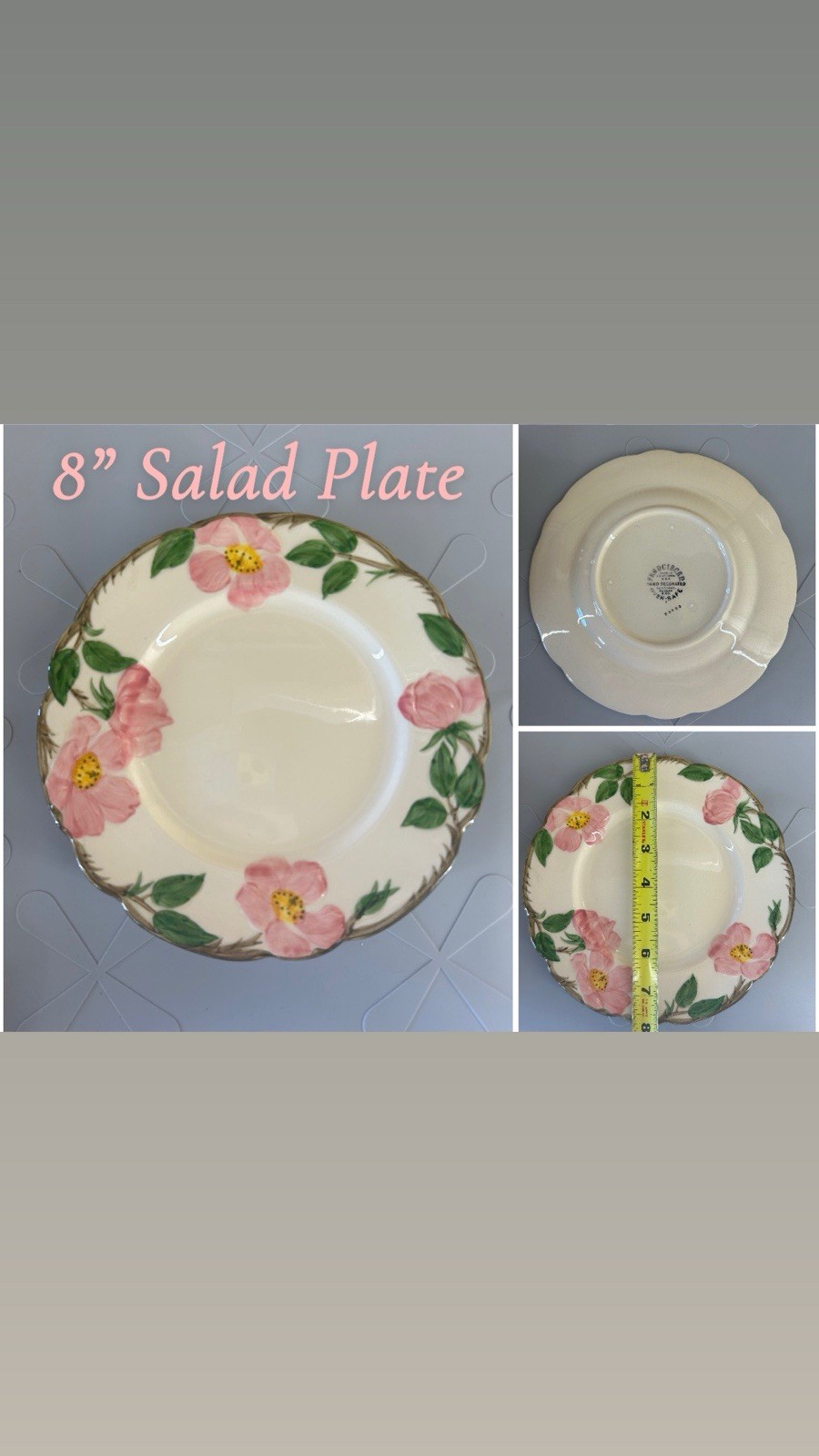 Vintage Franciscan Desert Rose HUGE Lot USA Made Plates Bowls Serving Pieces