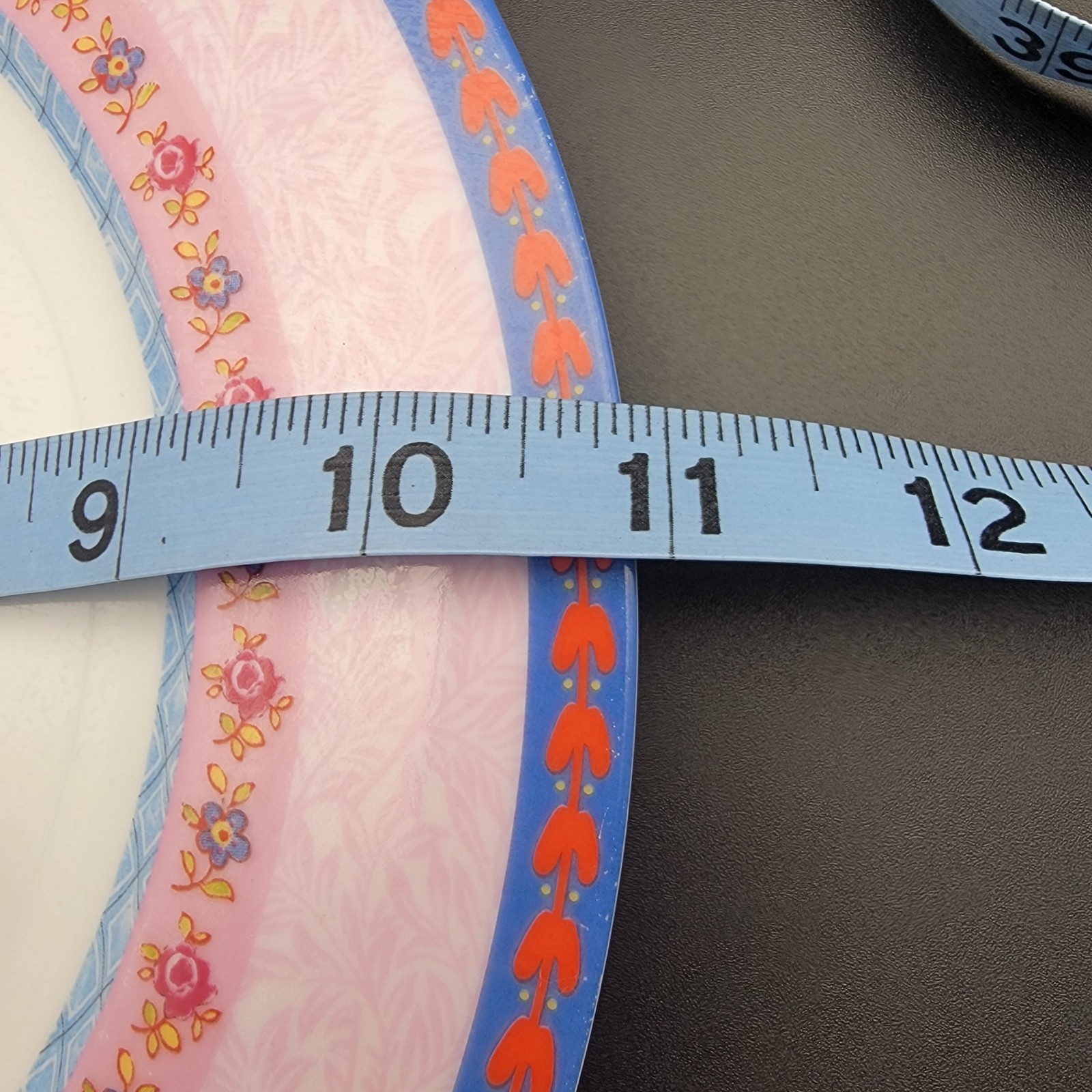 Katie Alice Country Cottage Garden Dinner Plate floral Roses retired rare 11 In