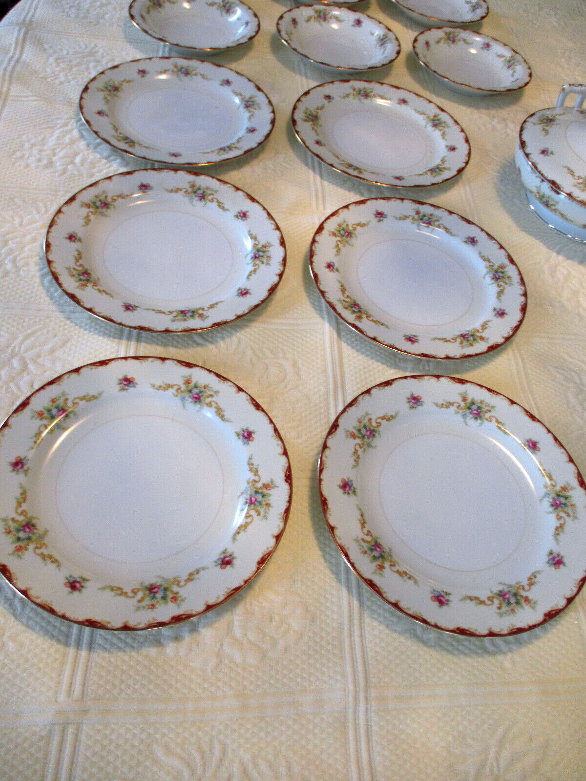 Vintage Harmony House “Wembley” Porcelain Dinner Set for 6 and Covered Tureen