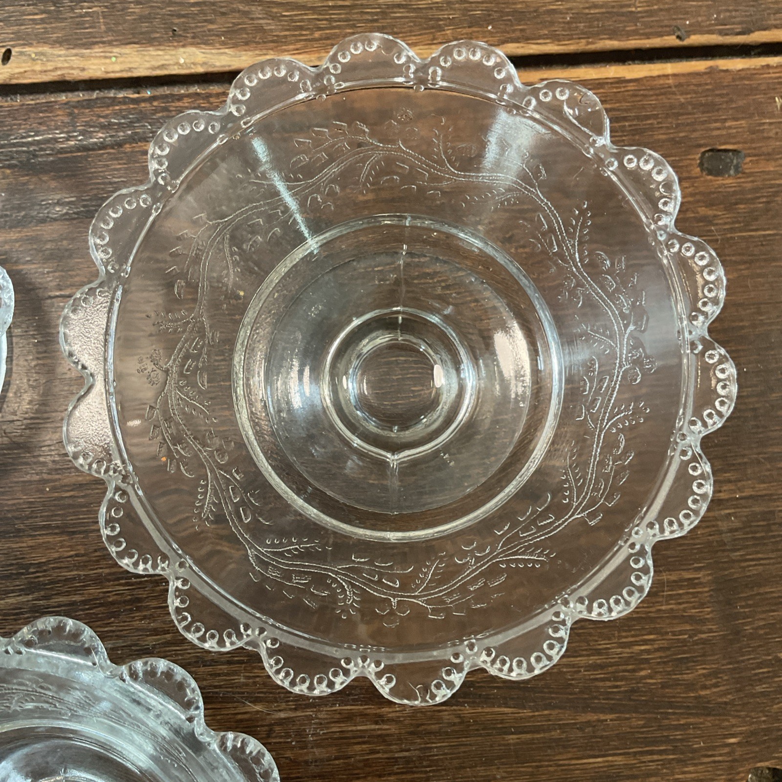 1879 CAPITOLA AKA BARLEY Bryce, Higbee Footed Sauce / Berry Bowl set of 3