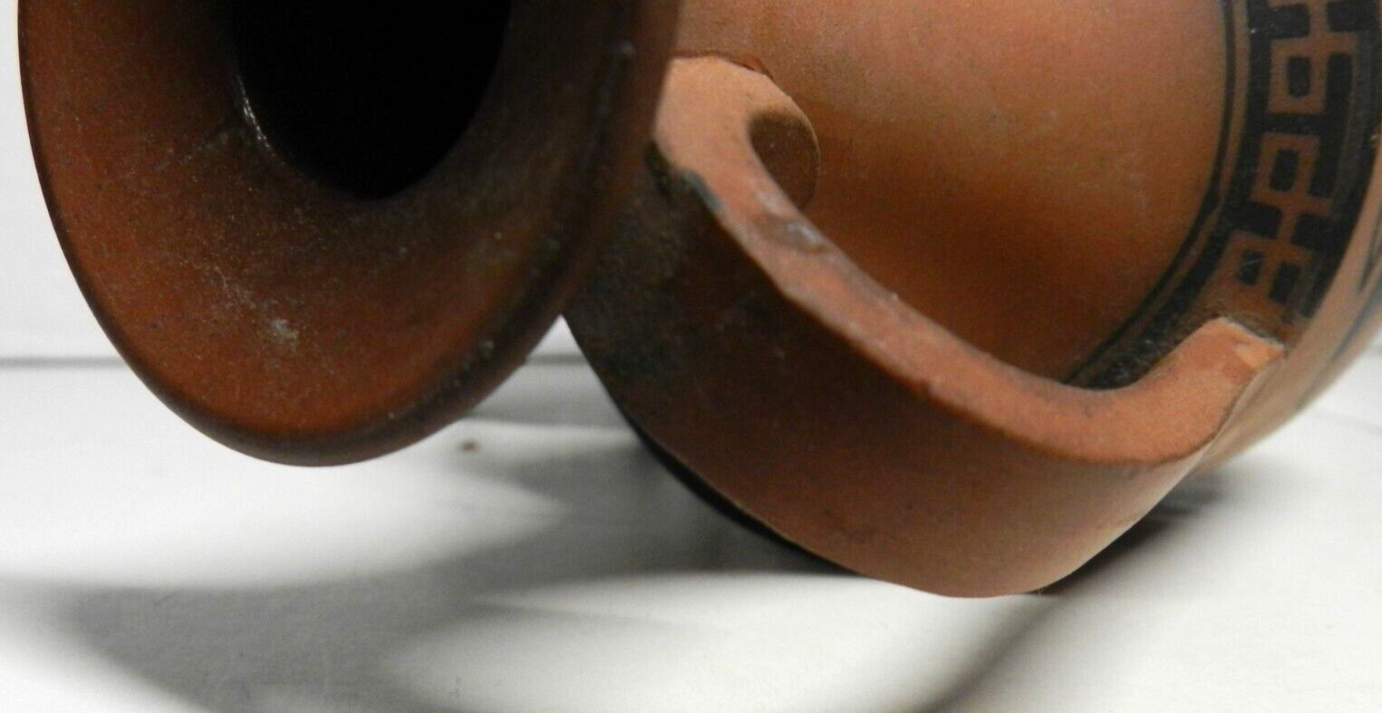 FBF20 – ROSSO ANTICO EWER NEOCLASSICAL RED BASALT 6.75″ 19thc centaurs black fig