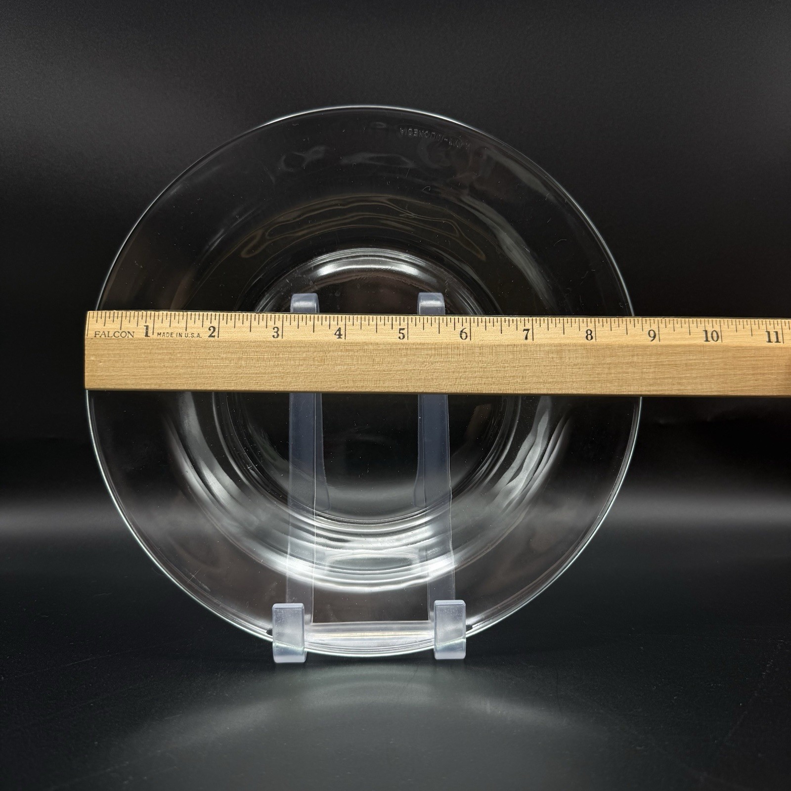 Set of 6) Vintage KIG Indonesia 9″ Clear Glass Soup Salad Bowls – Read