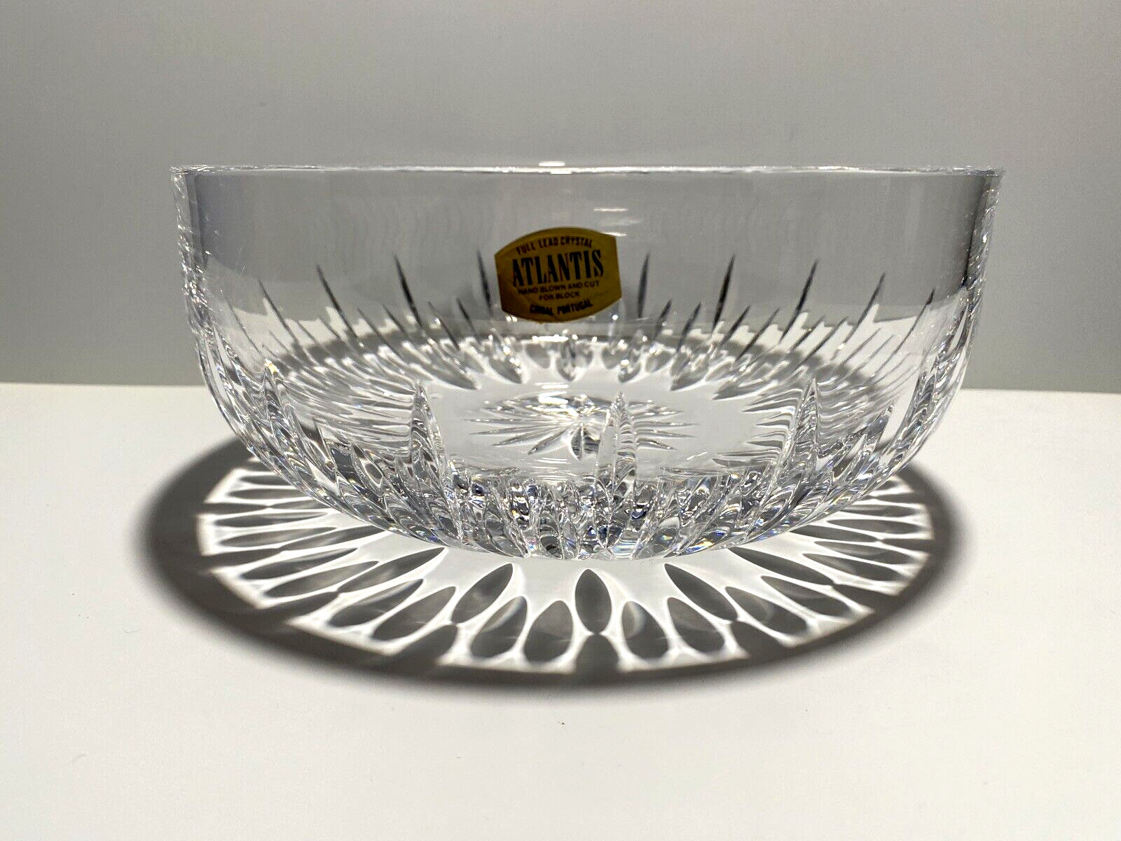 Atlantis Crystal Fruit Bowl 8.25”in Large
