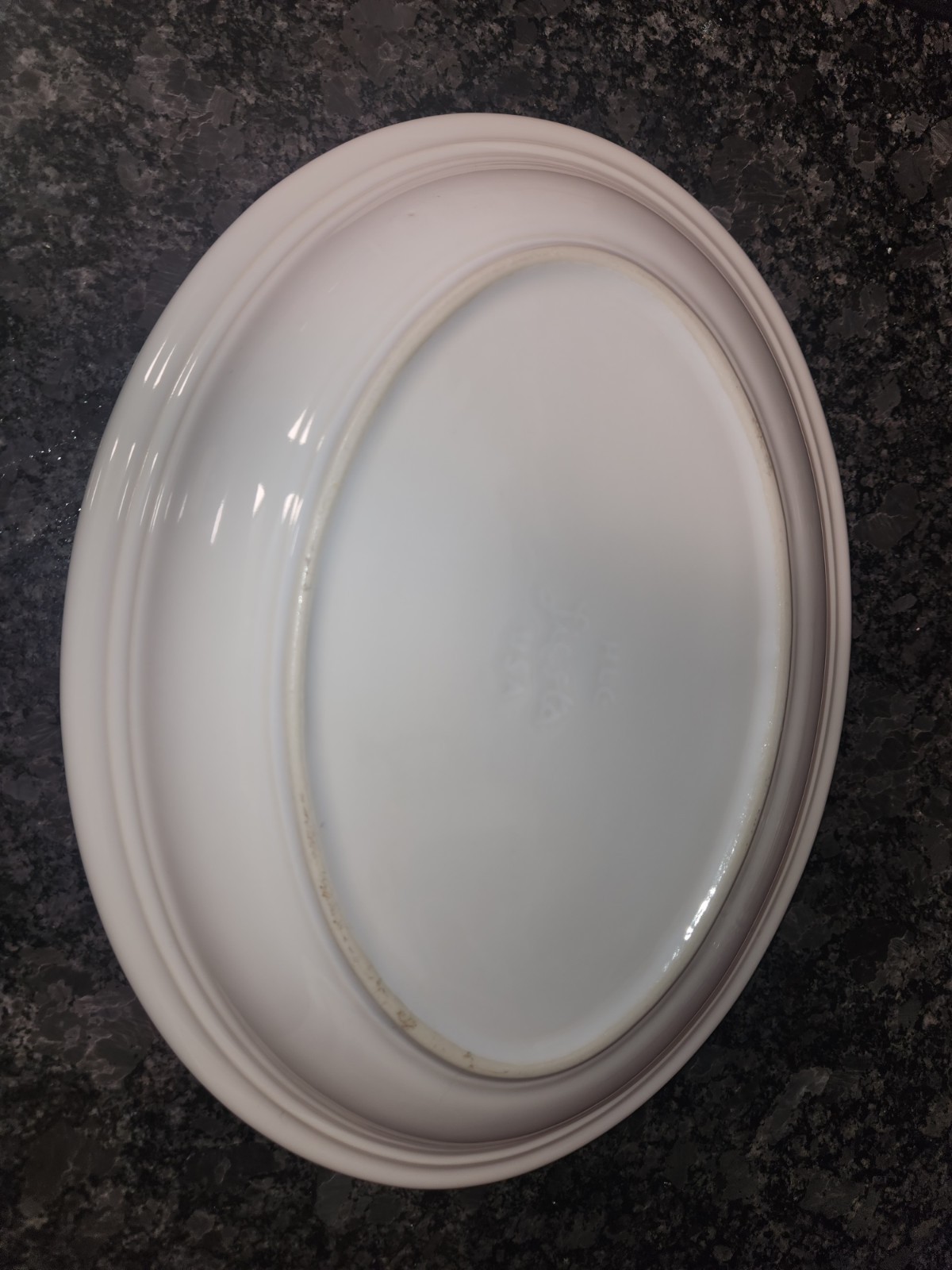 Fiesta/Fiestaware Homer Laughlin White 11 5/8″ Serving Platter Excellent