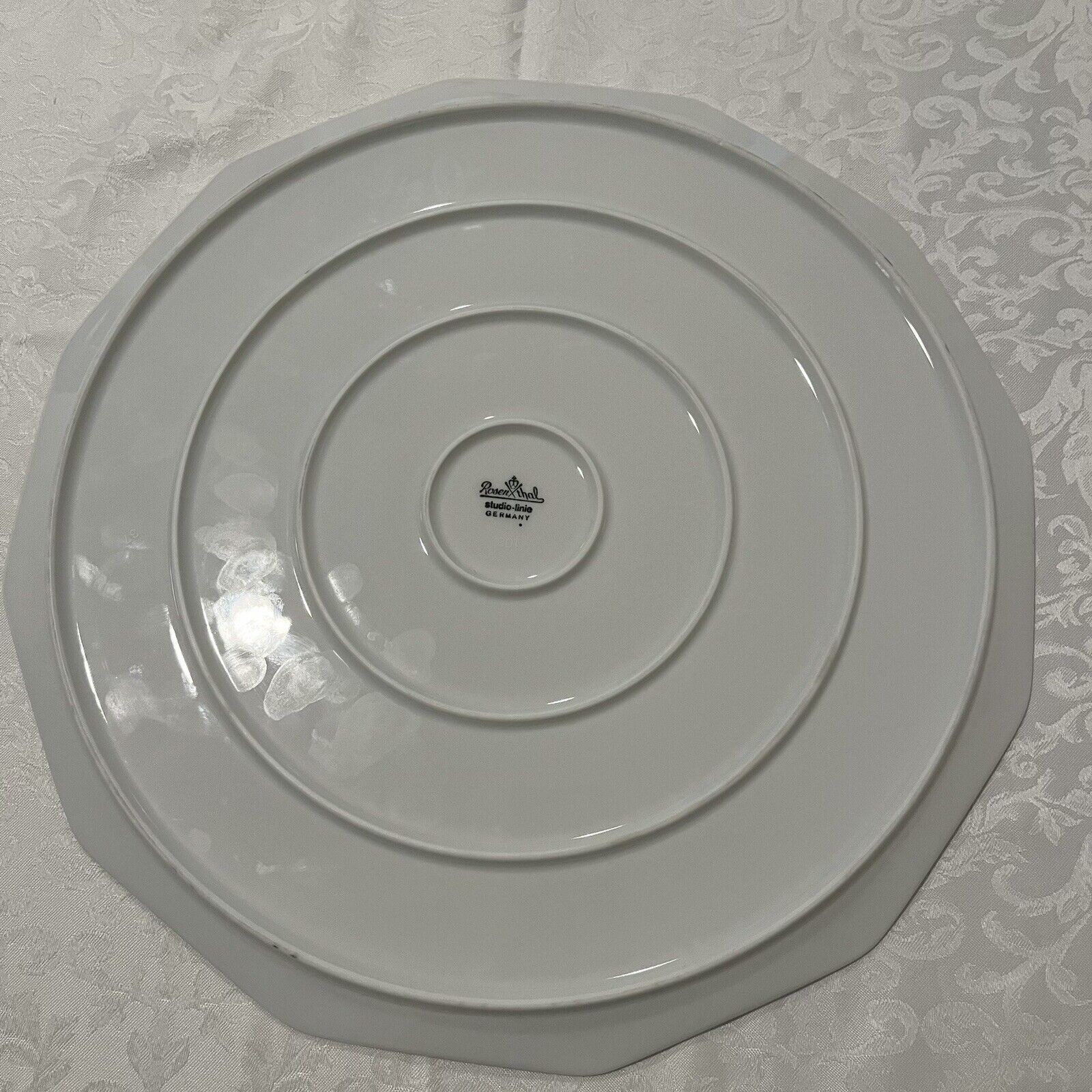 Rosenthal Studio Line Polygon Milos Gold Dragonfly Large Serving Platter 12 1/2″