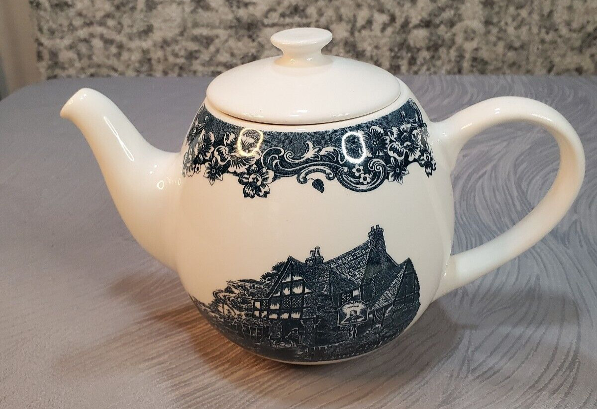 Staffordshire Engravings Teapot