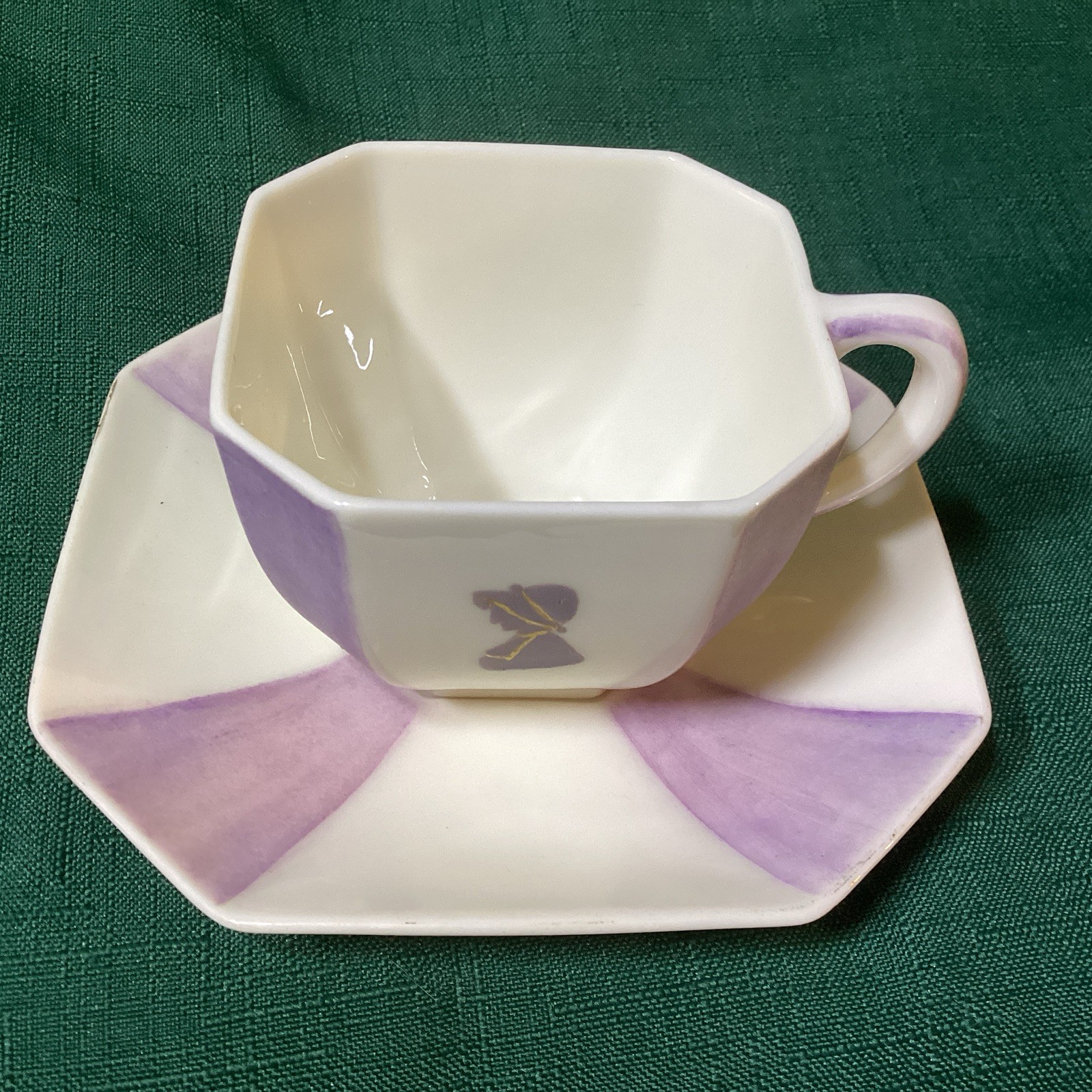 ANTIQUE Unique RARE Antique BELLEEK LENOX CAMEO 1899-1906 Cup & Saucer