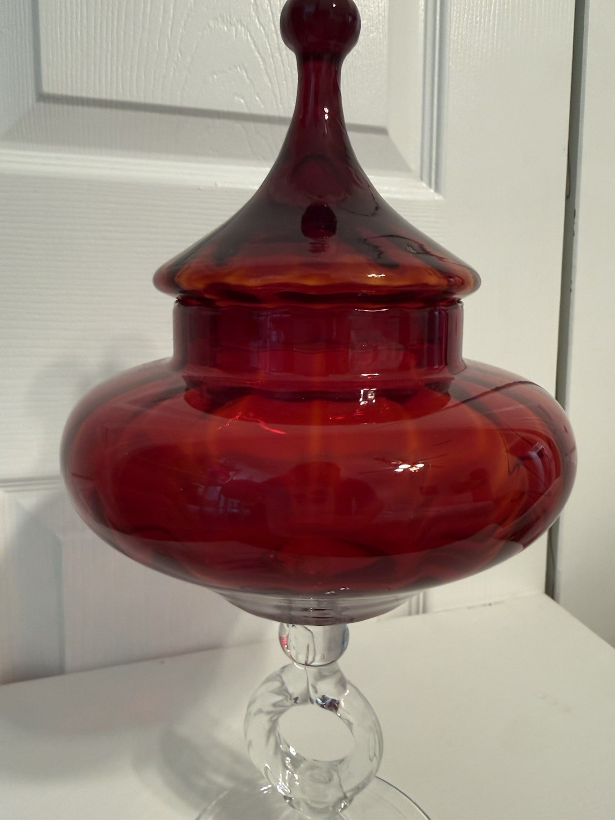 Gorgeous Ribbed Optic Circus Tent Empoli Tangerine Glows