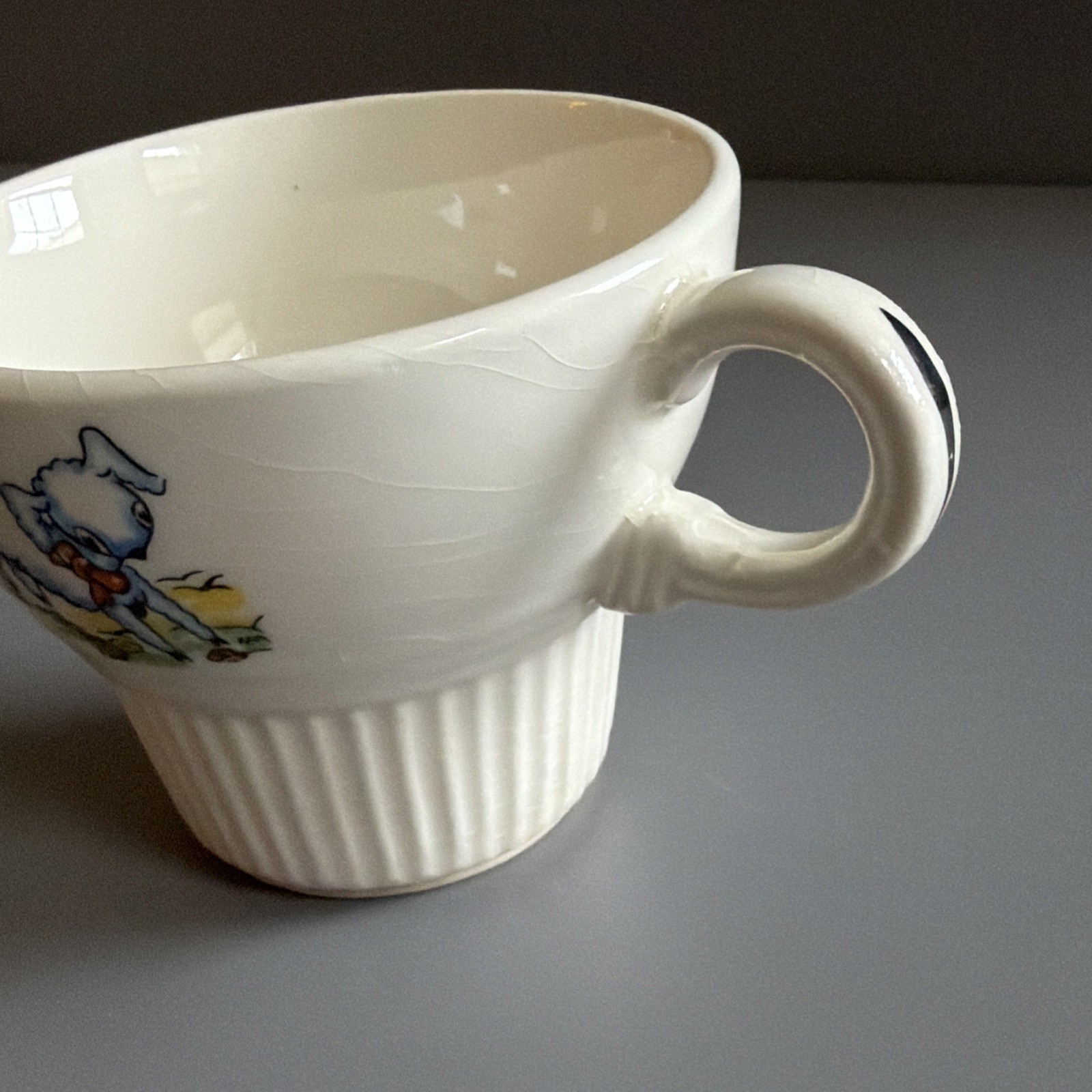 Service for 2 Victory by Salem China Co “Mary Had a Little Lamb” Tea cup Plate