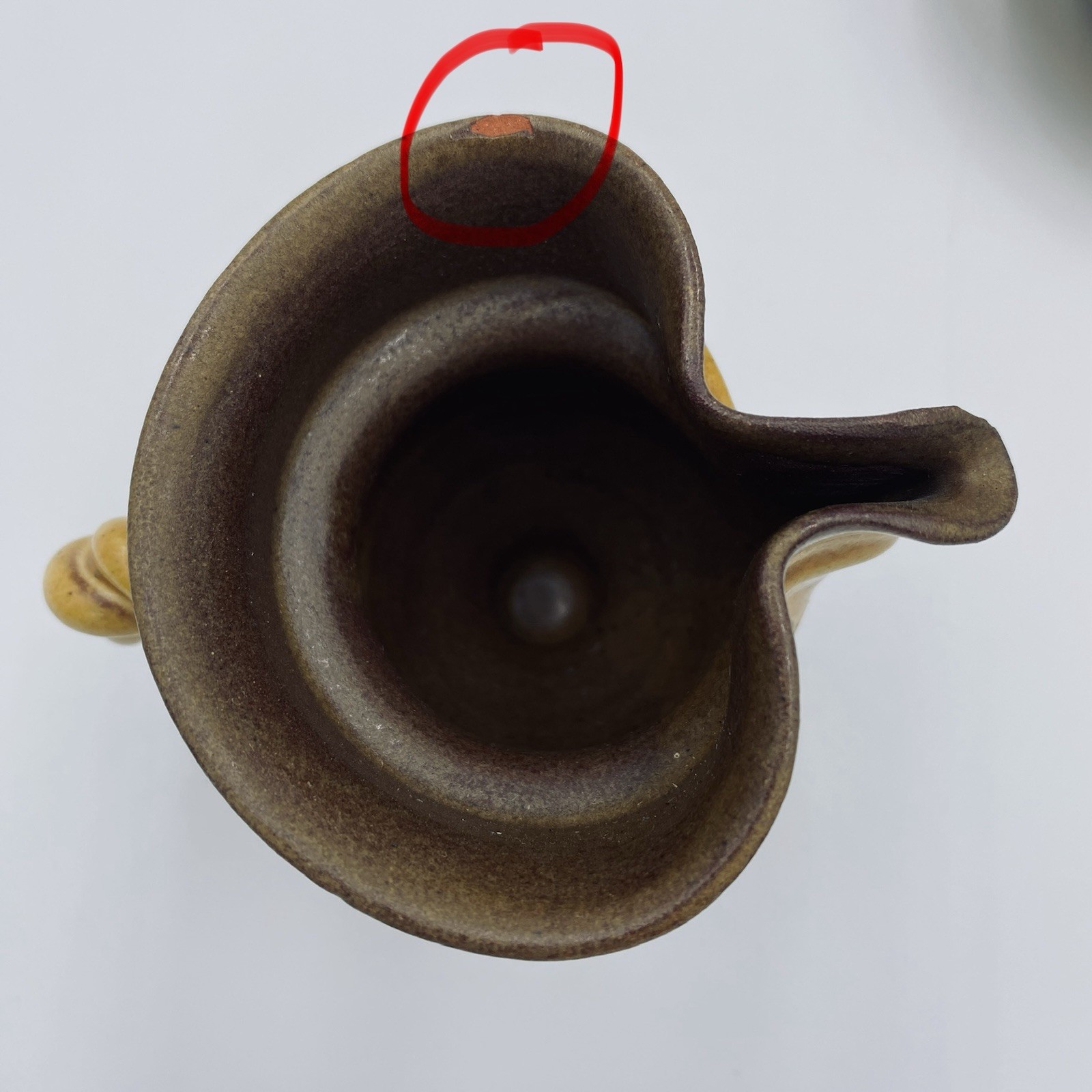 Pottery Creamer/Pitcher & Saucer, Made in SN Liechtenstein, Italian Style, Mini