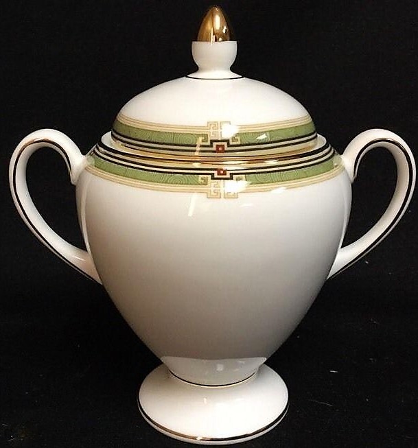Wedgwood Oberon Covered Sugar Bowl and Creamer Two (2) Piece with Tag