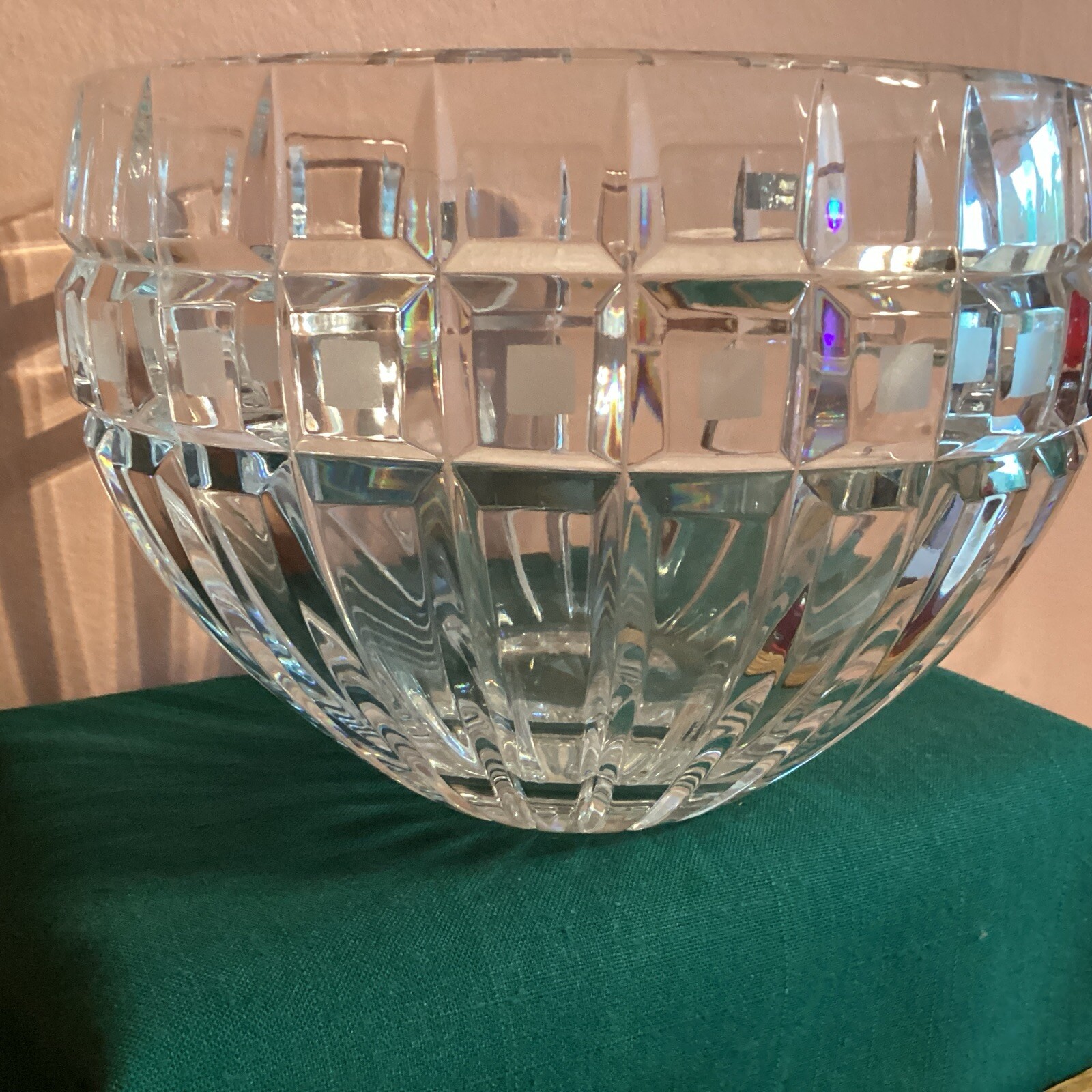 Beautiful Waterford Marquis Crystal QUADRATA Bowl 7.5″ Poland New