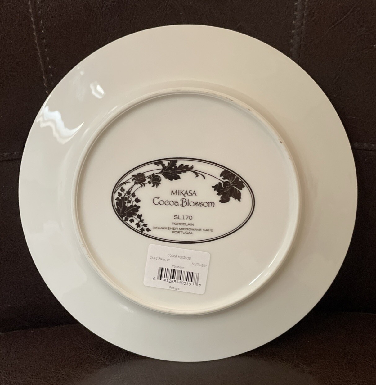 Set of 4 Mikasa Cocoa Blossom SL170 Salad Plate 8” Portugal