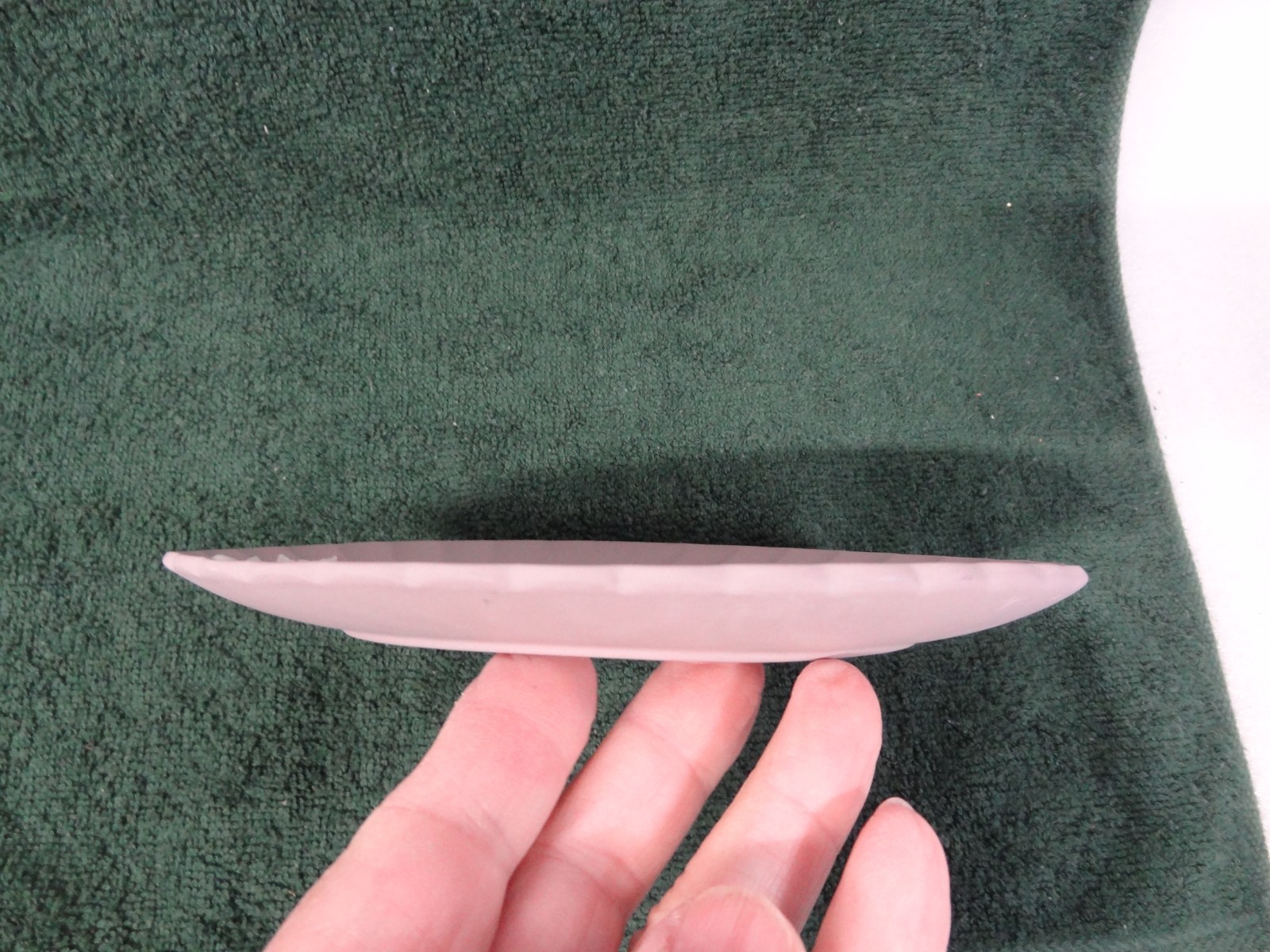 Vintage Wedgwood Lavender Lilac Jasperware Dancing Hours Oval Pin Tray Plaque 7″