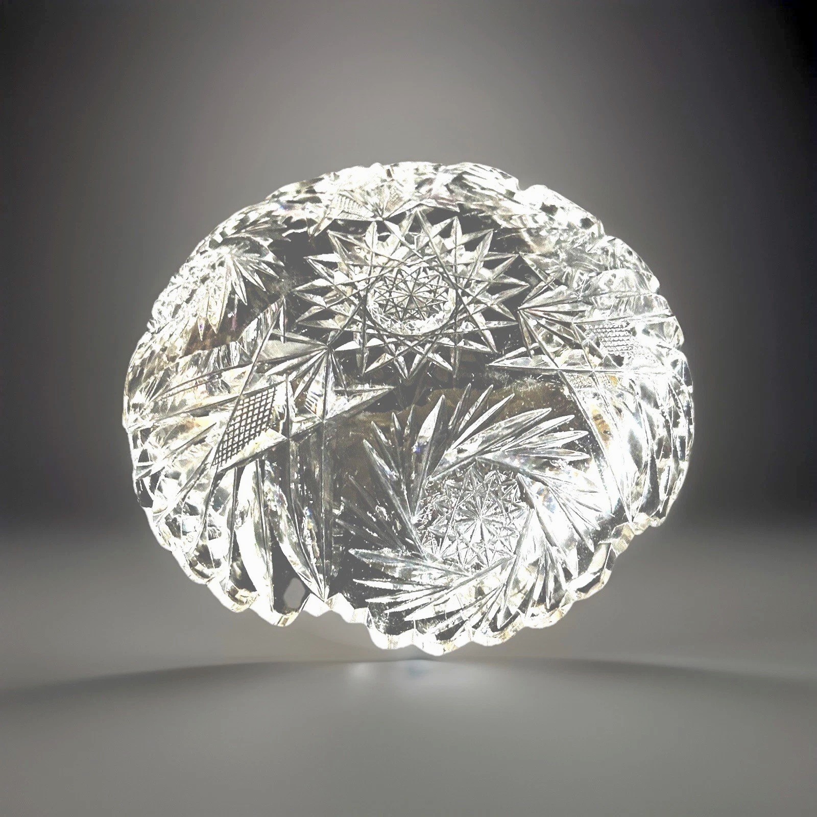 American Brilliant Period Cut Glass Bowl 5″ diameter (set of 6)