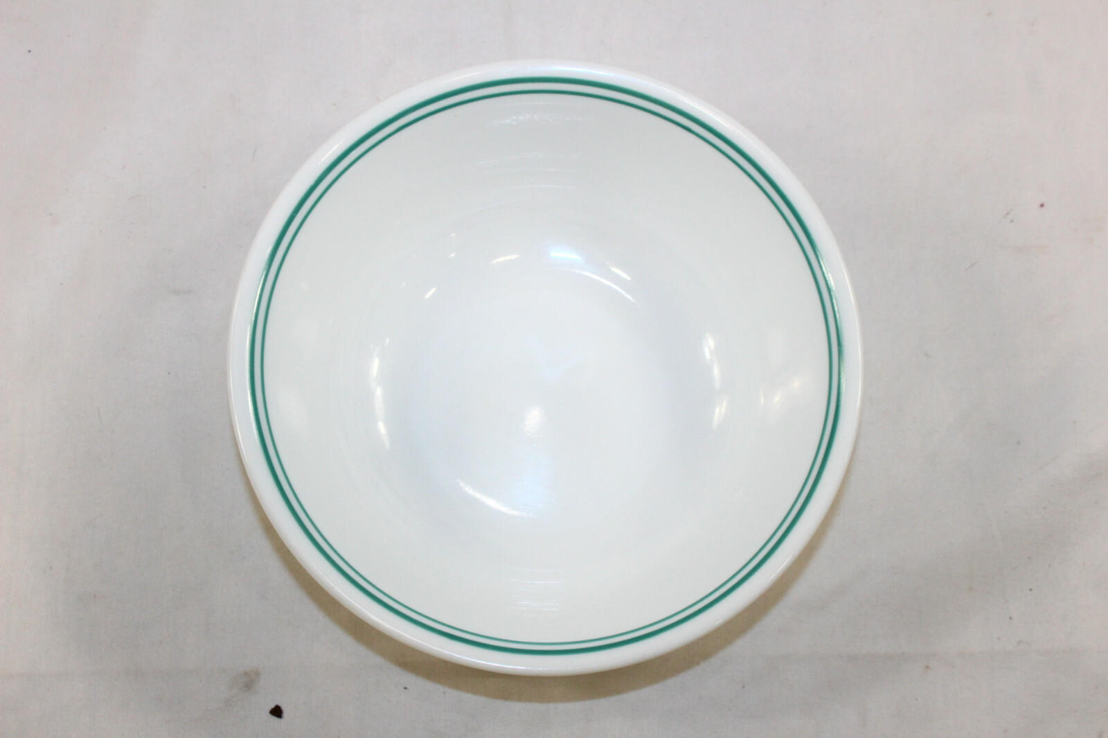 1 Corelle ROSEMARIE 6 1/4″ Cereal Soup Bowl (2 double green bands rings)