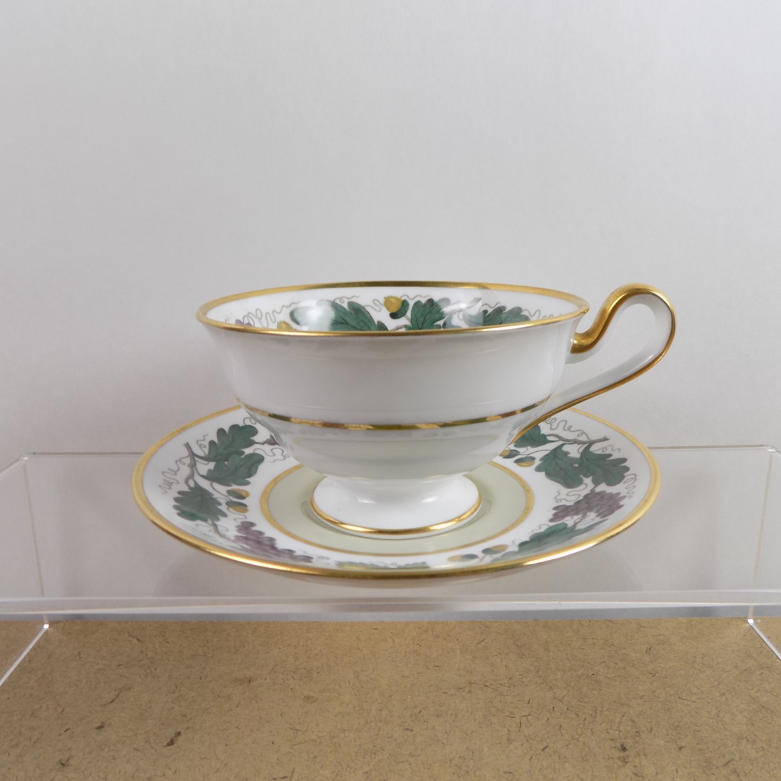 12 Spode Kent Celadon Cups & Saucers Pattern Period AD 1808 Reproduction