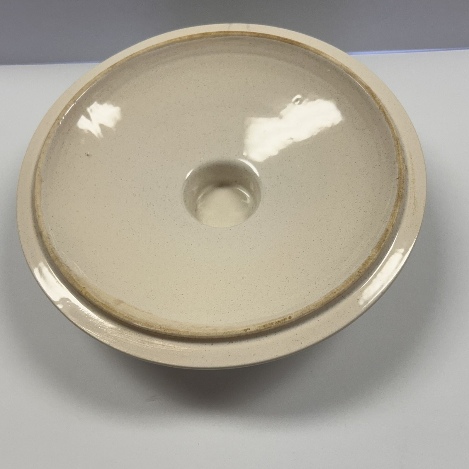 Pfaltzgraff 2 QT Aura Casserole Dish. with Lid Cream with Fleck Oven Proof RARE