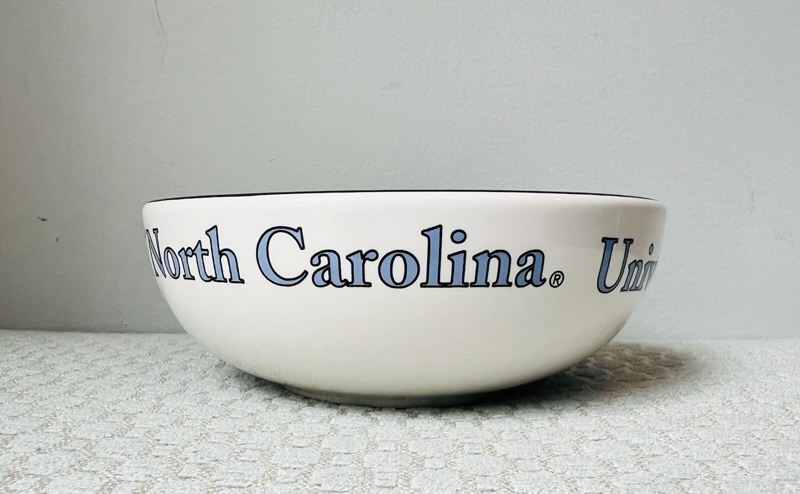 Pfaltzgraff UNC Tar Heels Soup & Sandwich Snack Tray Set 039 North Carolina USA