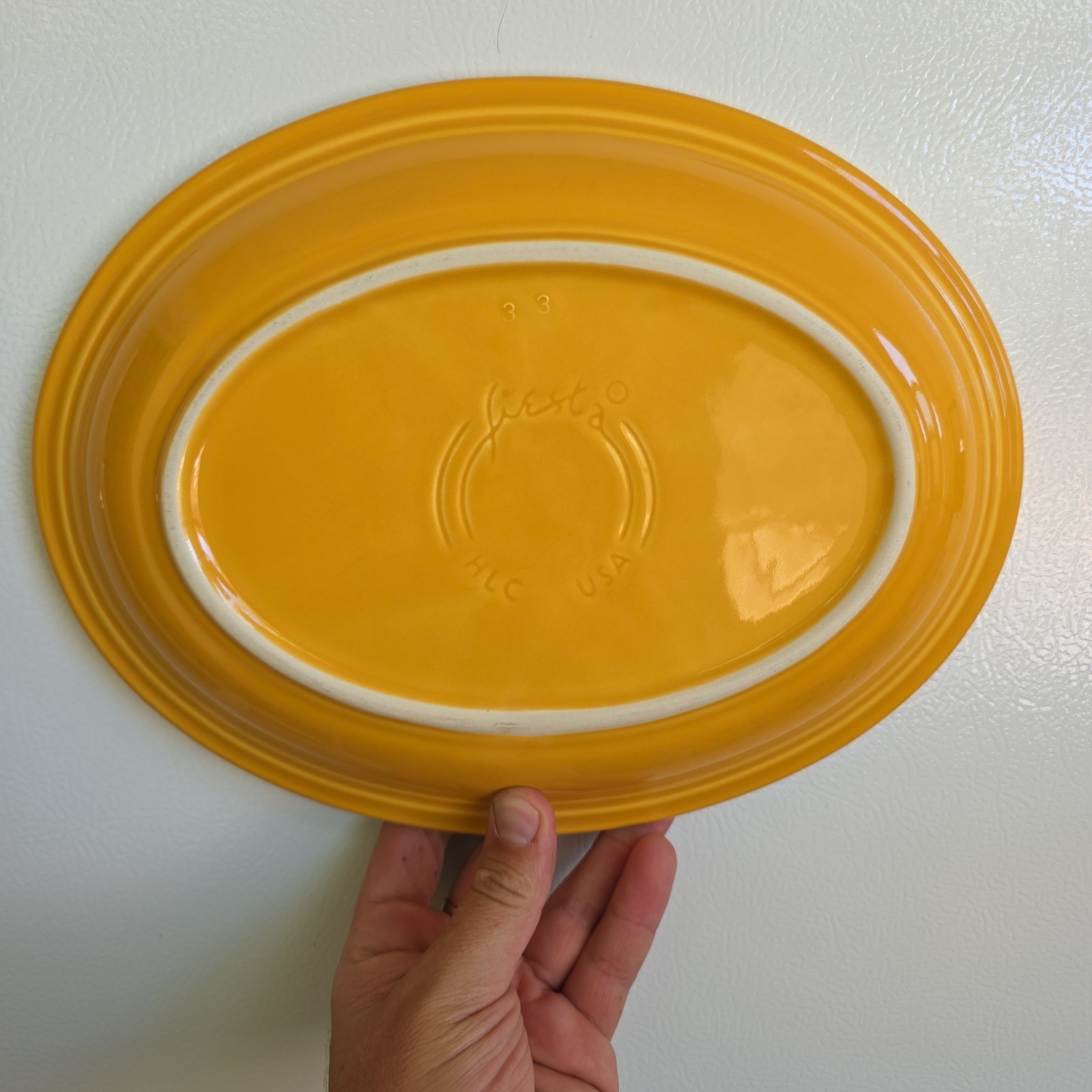 Fiestaware Marigold ?? Daffodil ?? Yellow Large 11.5” Platter Fiesta HLC