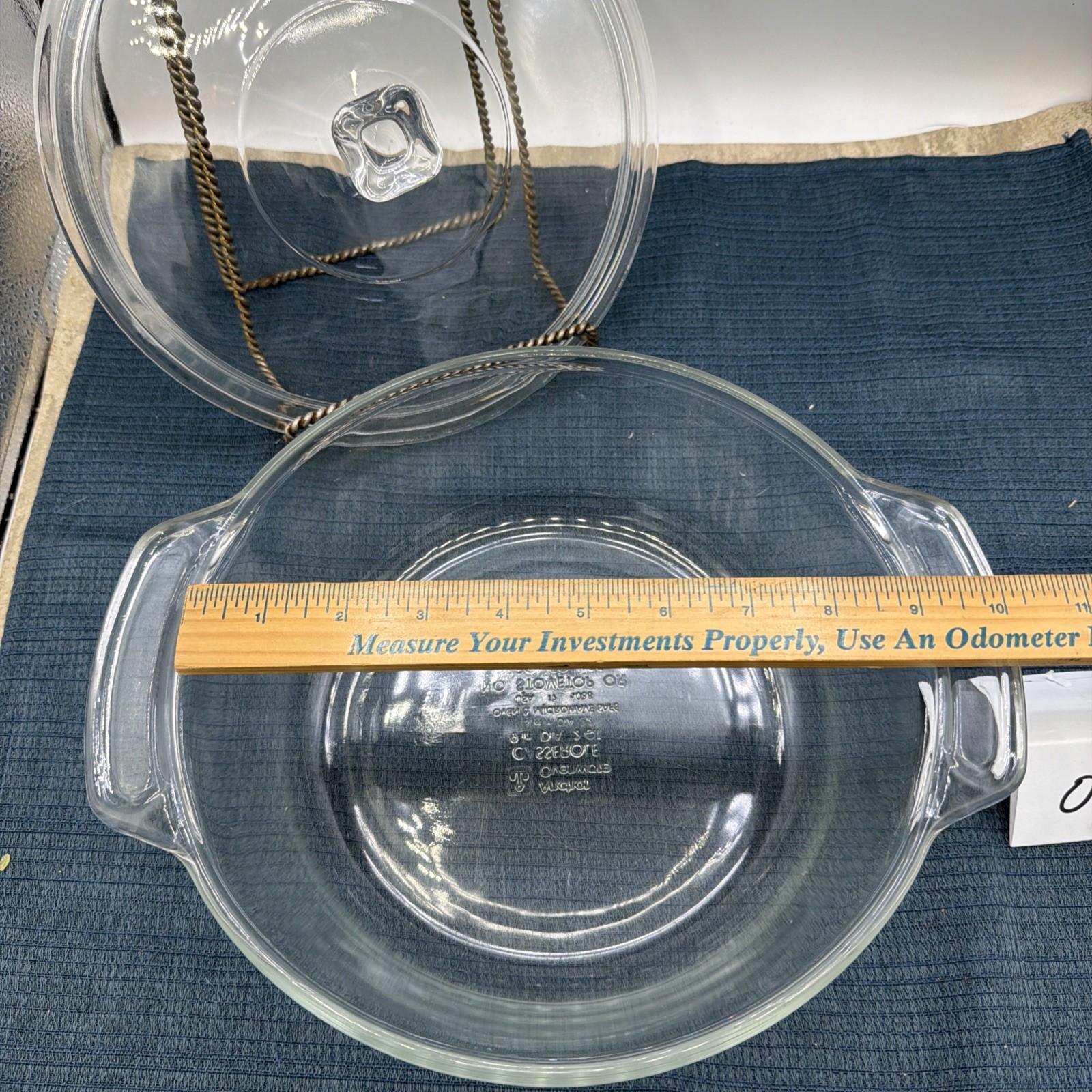 Anchor Hocking Casserole Bowl With Lid 9in
