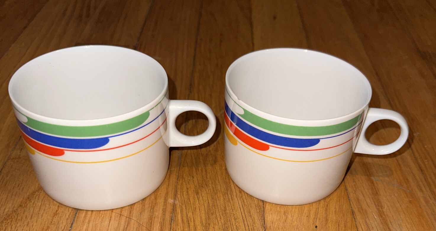 STUDIO NOVA Hi-Fi # L9186 CoffeeCups *Porcelain * MINT Condition * 2-pcs