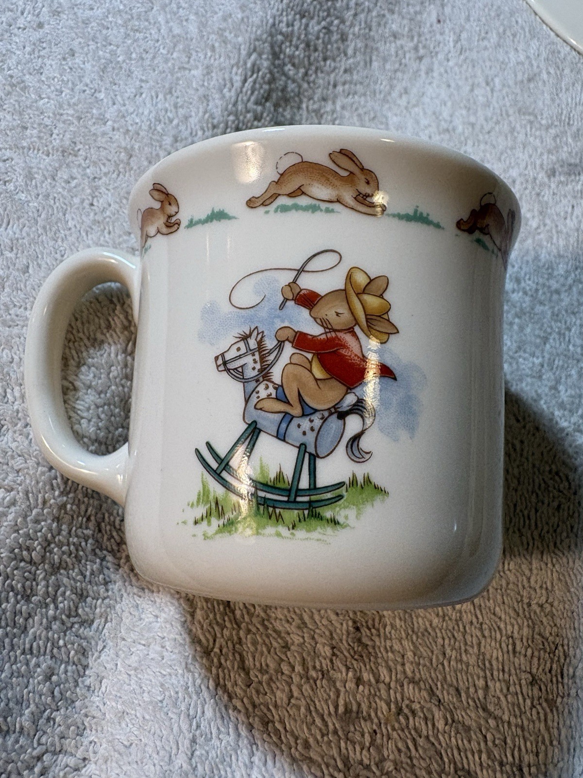 Royal Doulton Bunnykins Child’s 3 Piece Set Plate, Bowl, Mug Fine Bone China