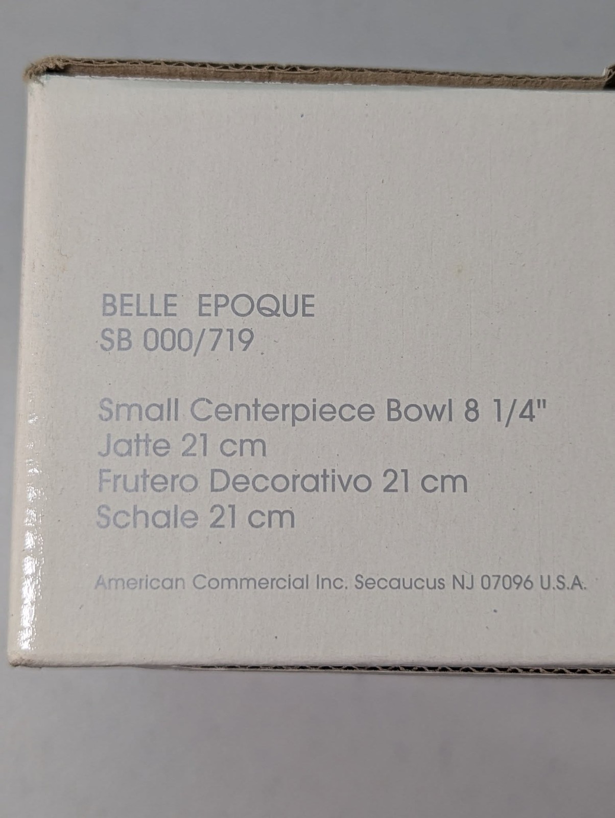 Crystal Belle Epoque Small Centerpiece Bowl 8 1/4″ SB000/719 Mikasa
