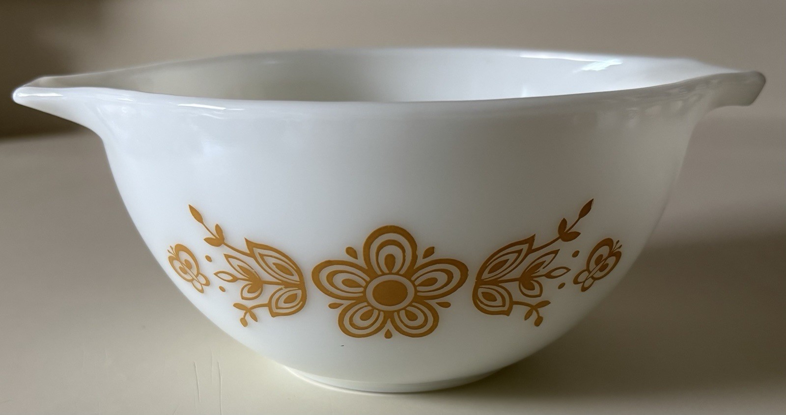 Vintage PYREX Butterfly Gold #441 CINDERELLA Mixing Nesting Bowl 1 1/2 Pt 750ml